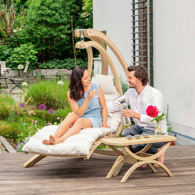 Amazonas Swing Lounger Creme Set