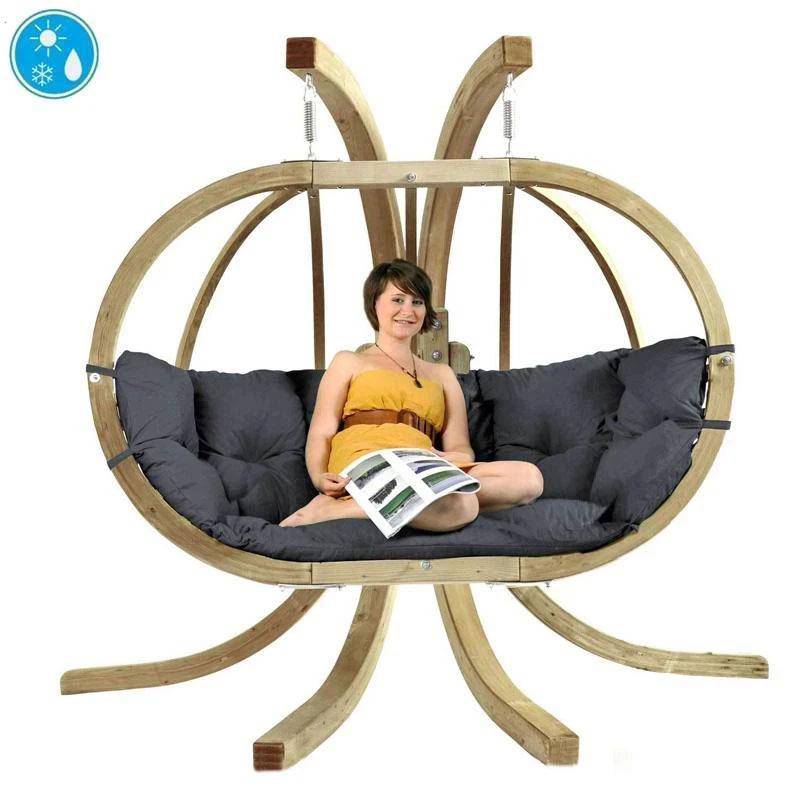 Globo Royal Double Seater Hanging Chair Set