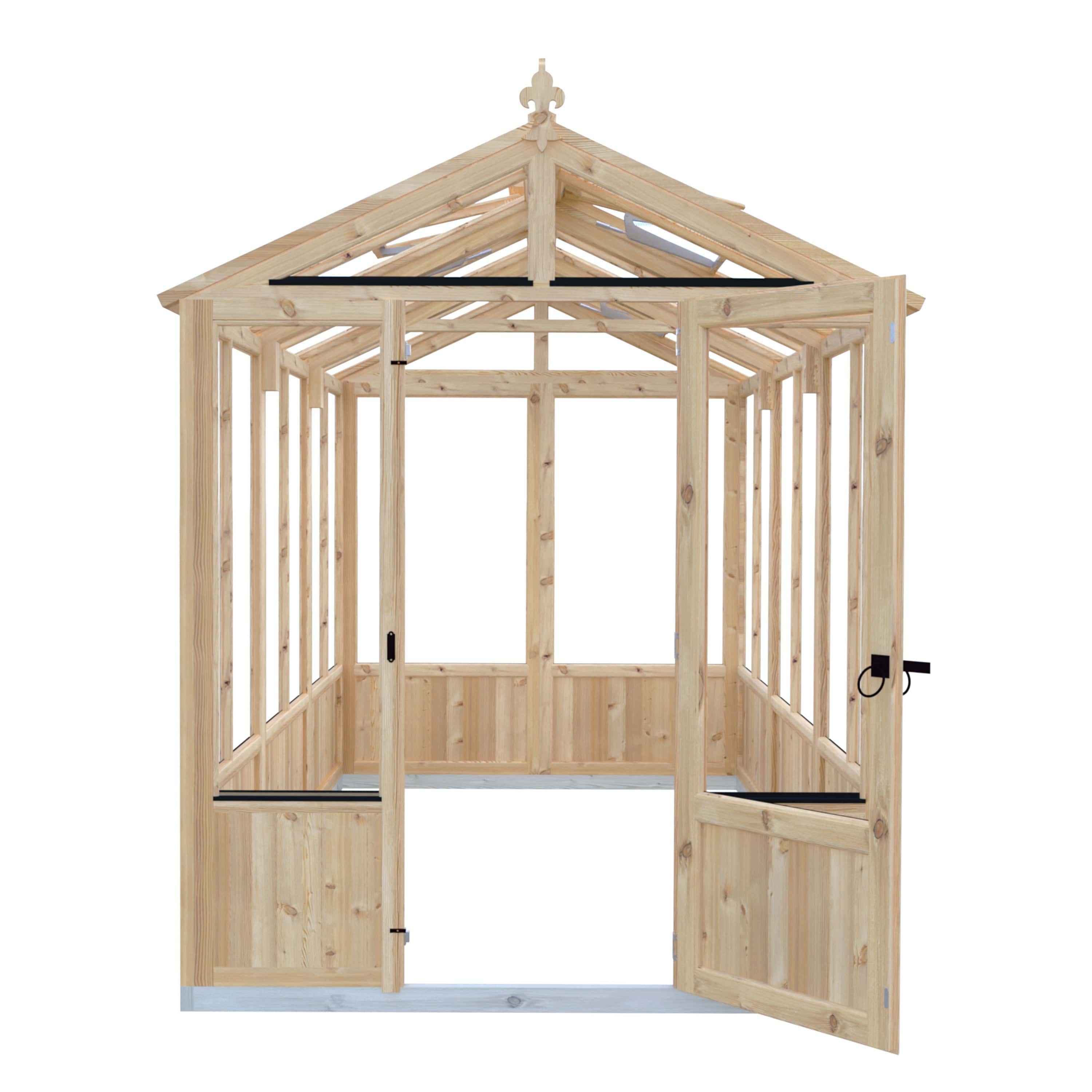 Shire Holkham 6 x 12 Wooden Greenhouse