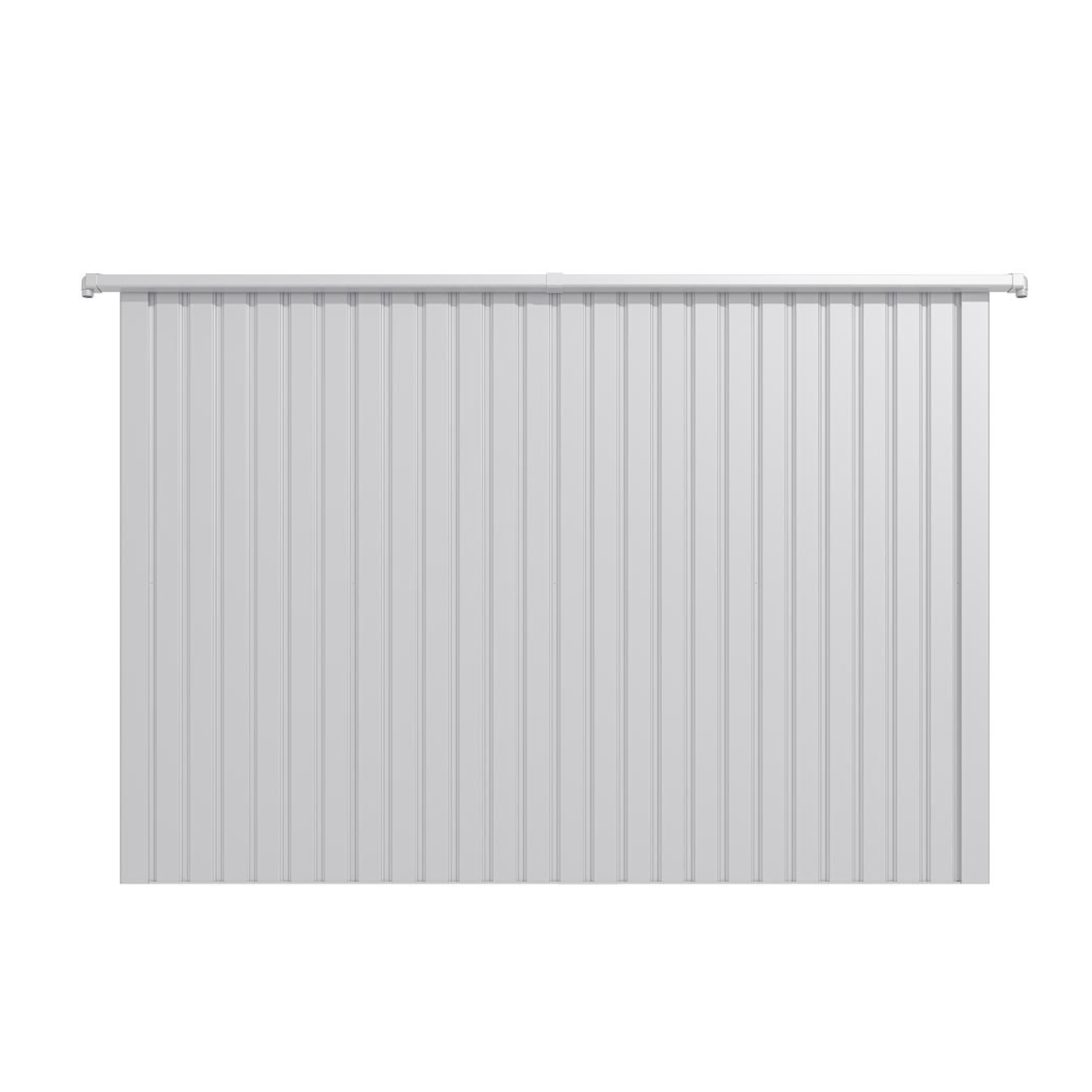 Lotus Minos 9 x 8 Pent Aluminium Metal Shed - White