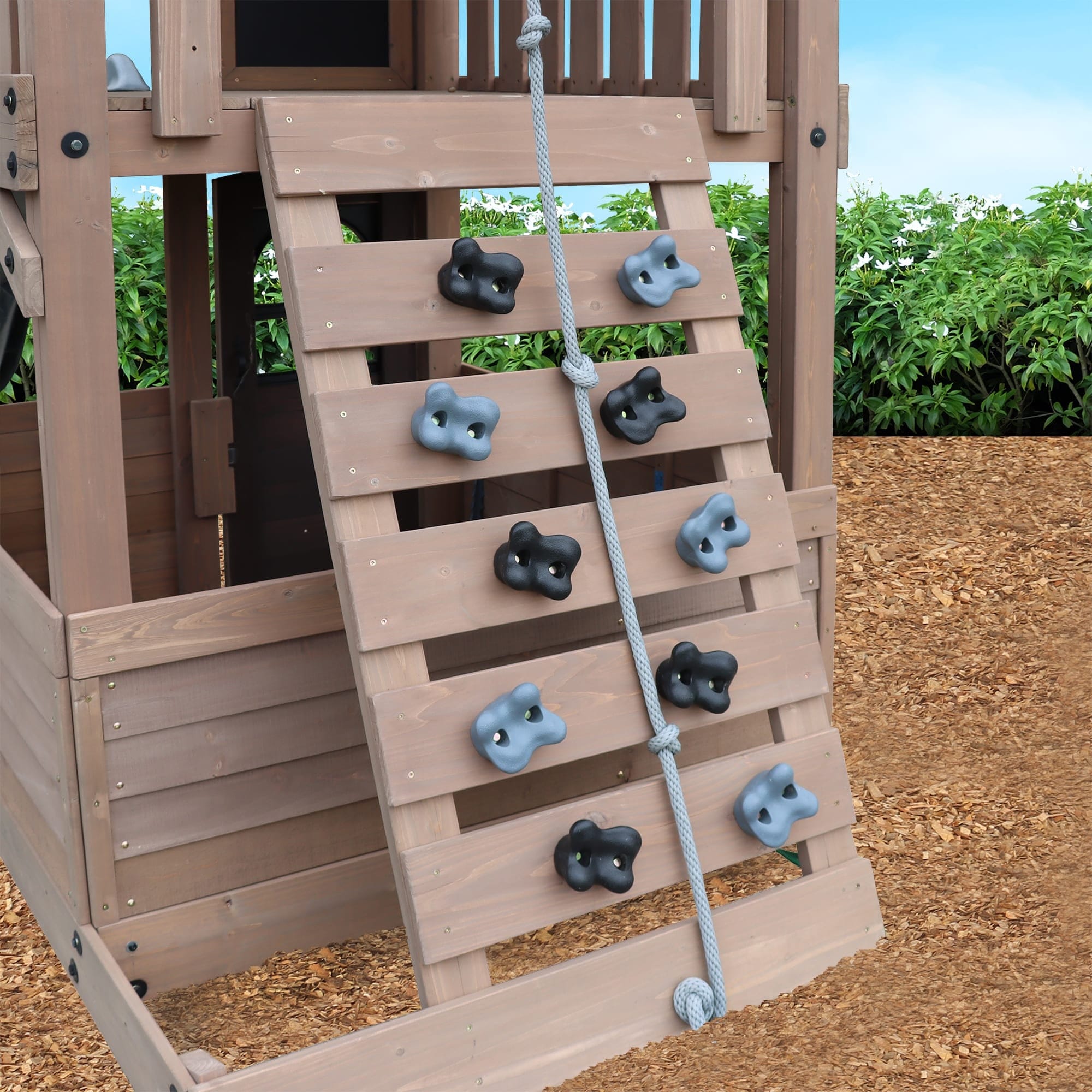 Mountain Peak Wooden Climbing Frame