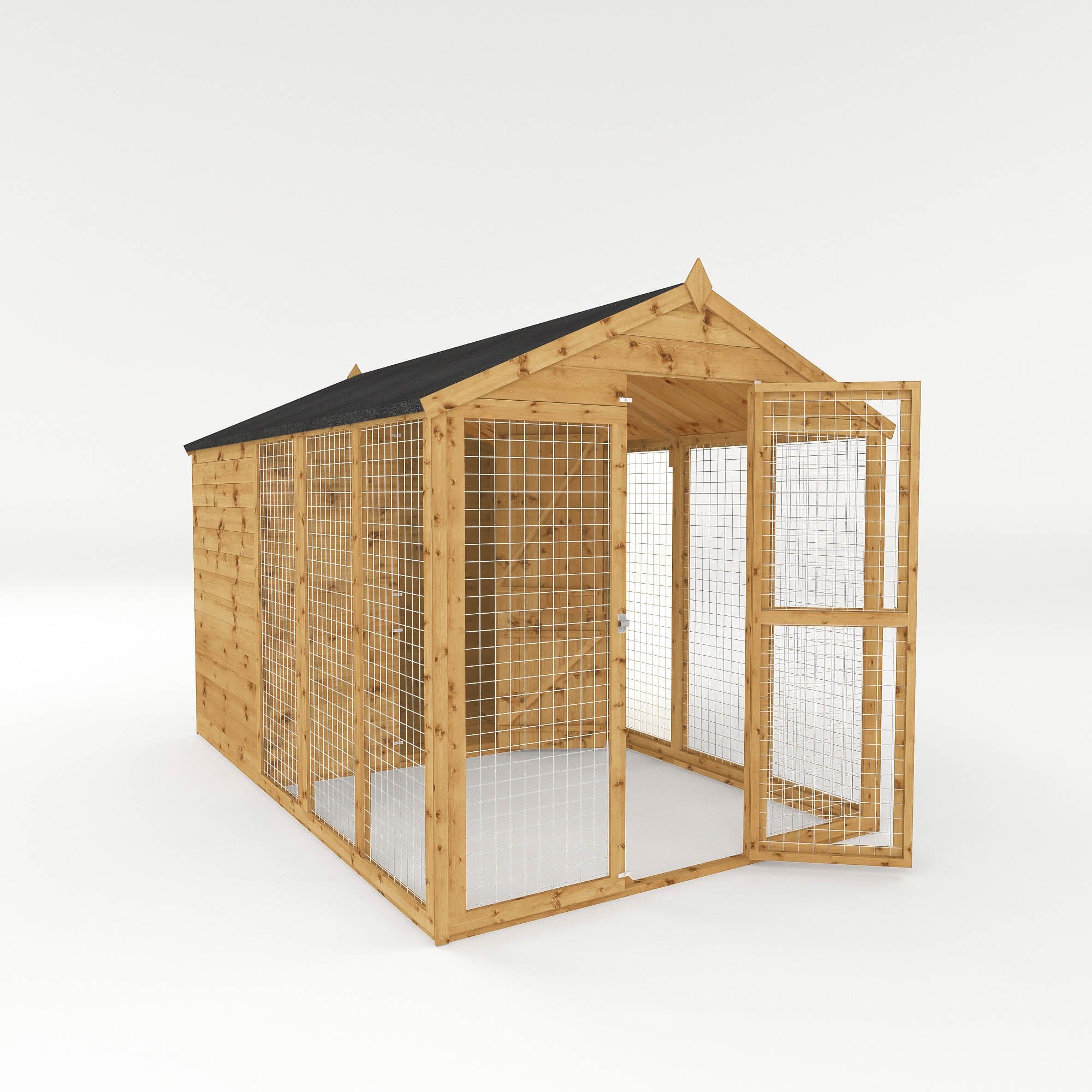 Mercia 10 x 6 Staffordshire Apex Dog Kennel & Run