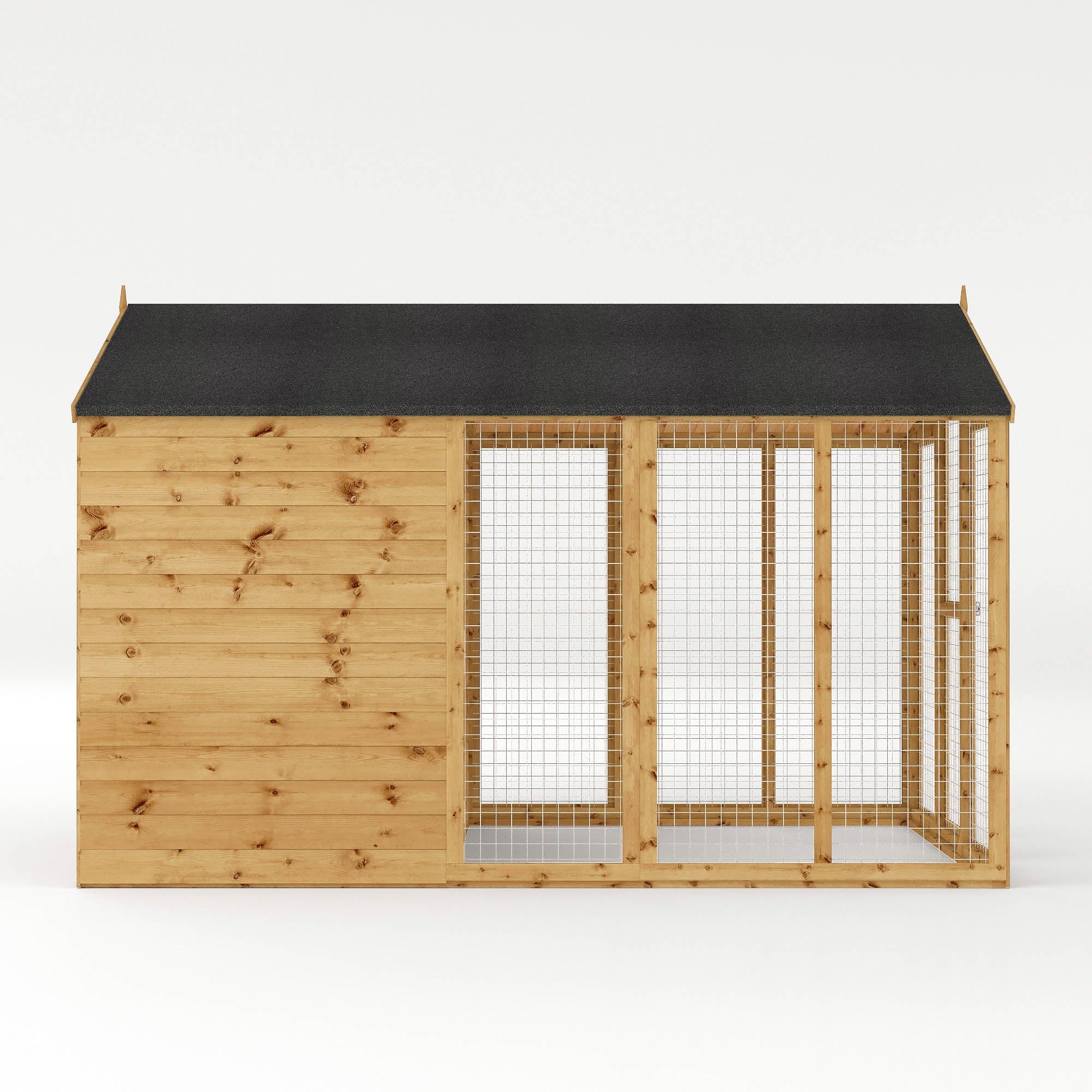 Mercia 10 x 6 Staffordshire Apex Dog Kennel & Run