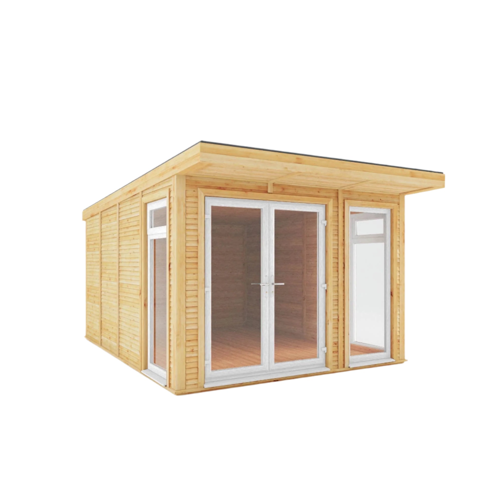 Mercia 3m x 4m The Edwinstowe Insulated Garden Room with White UPVC