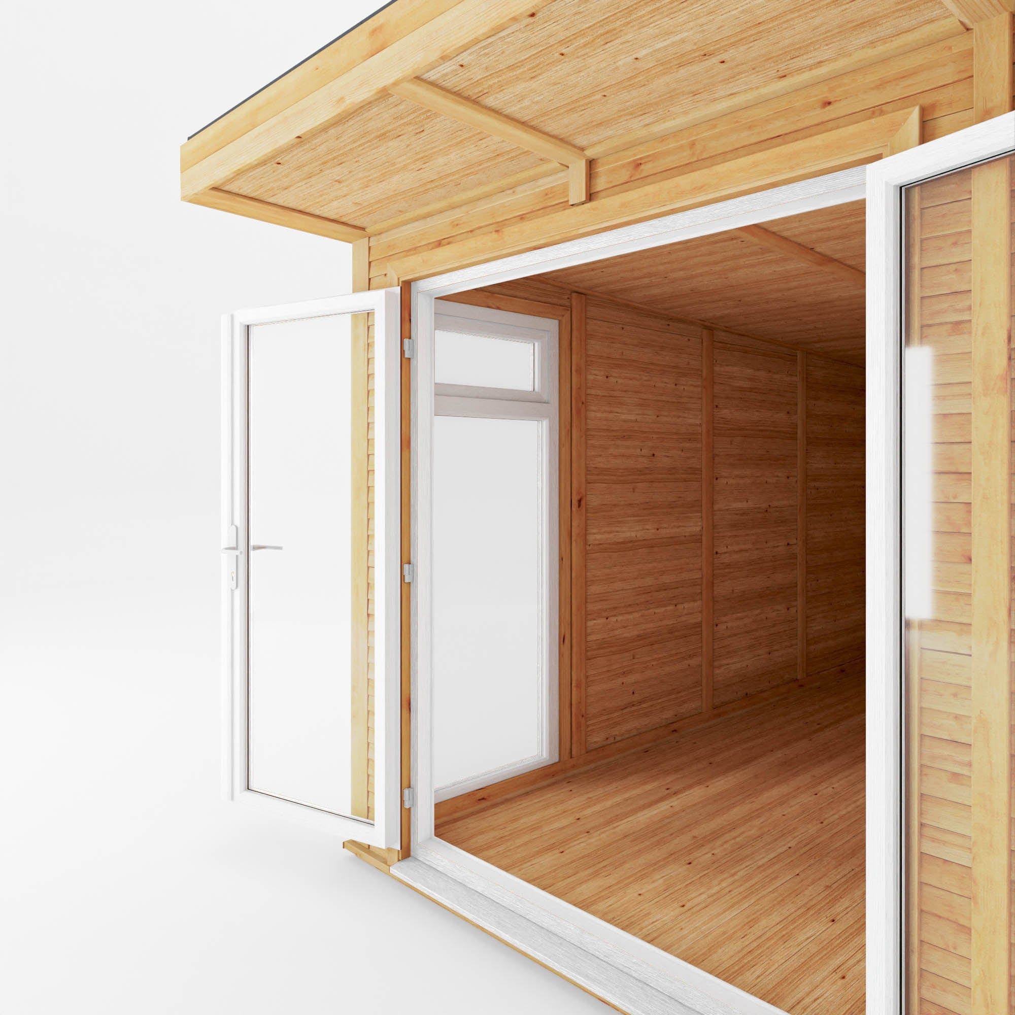 Mercia 3m x 4m The Edwinstowe Insulated Garden Room with White UPVC