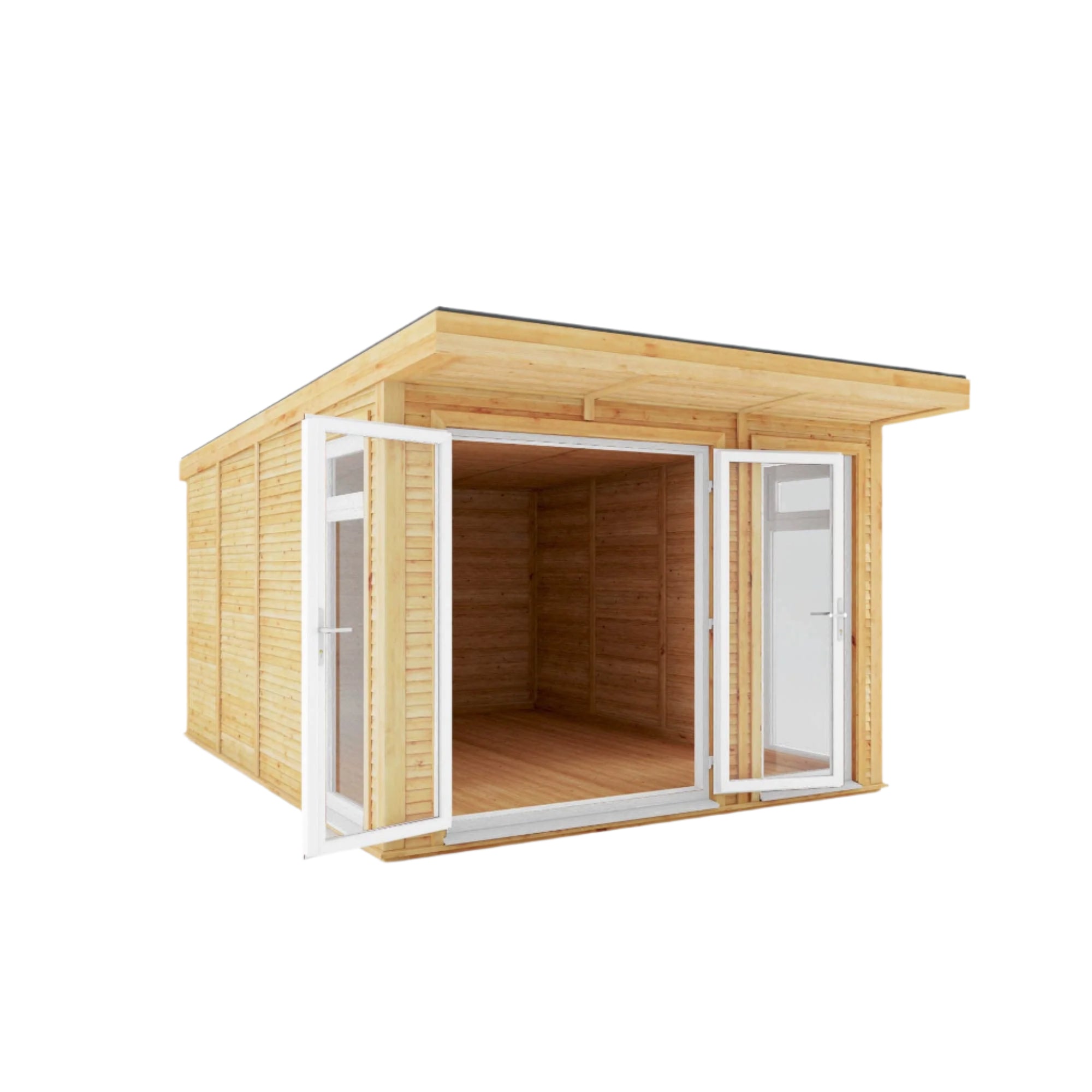 Mercia 3m x 4m The Edwinstowe Insulated Garden Room with White UPVC