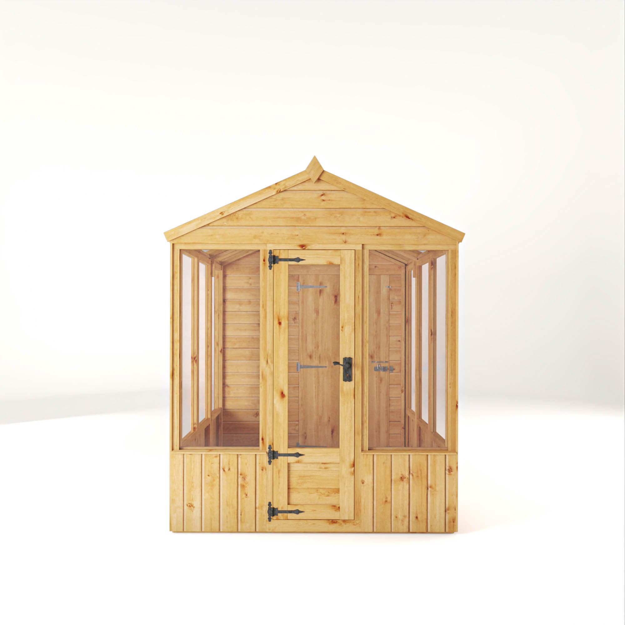 Mercia 12 x 6 Premium Woodsman Apex Styrene Combi Greenhouse