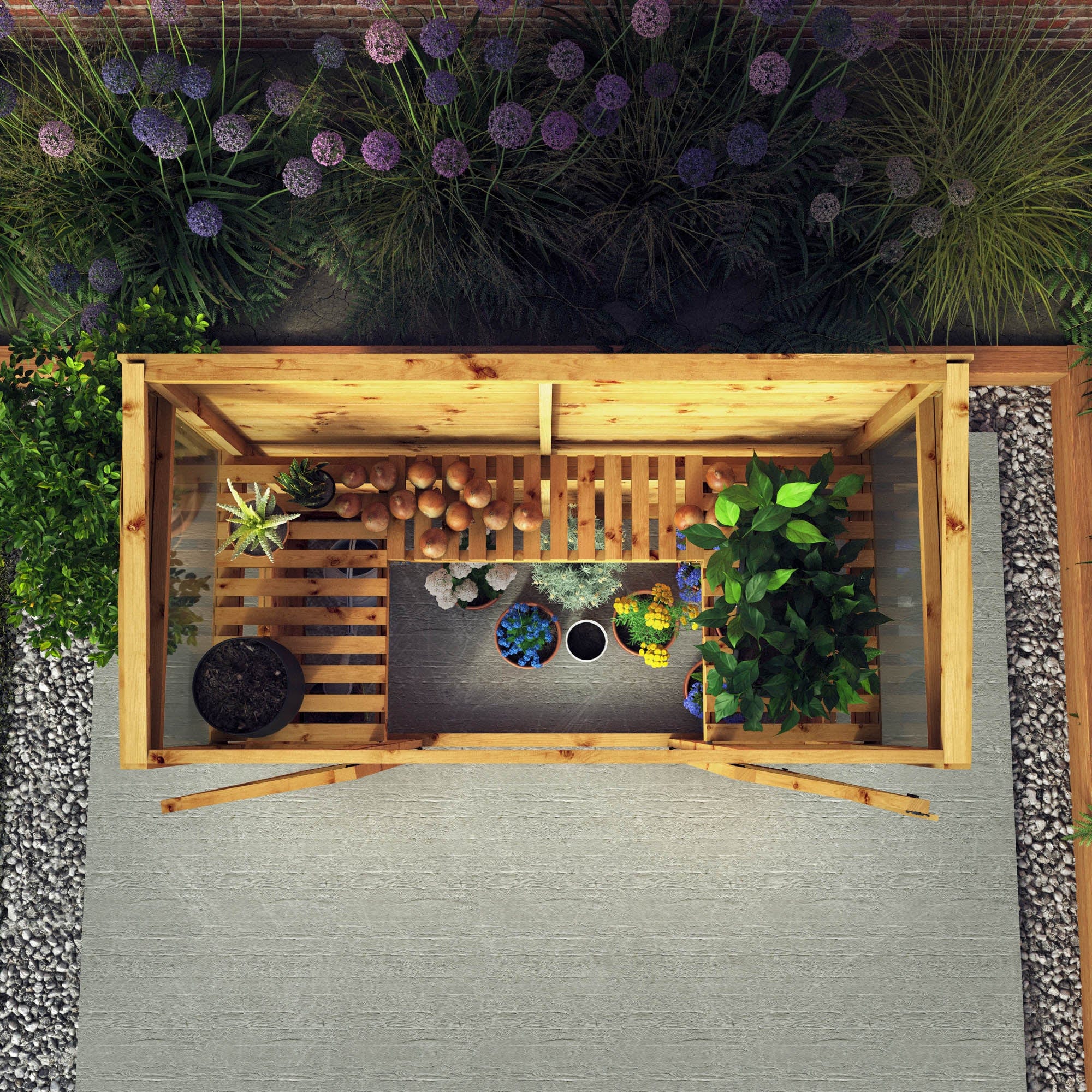 Mercia 6 x 3 Wooden Victorian Greenhouse