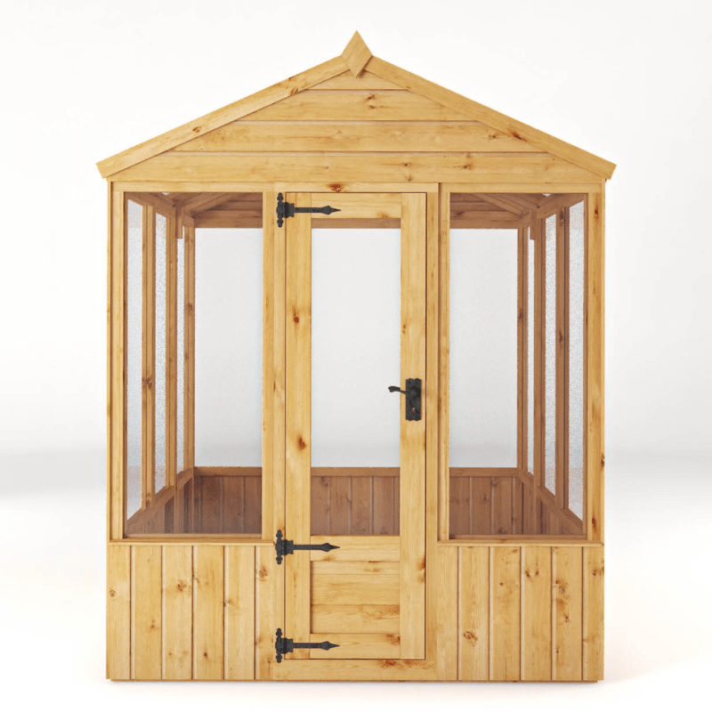 Mercia 6 x 6 Premium Woodsman Apex Glass Greenhouse