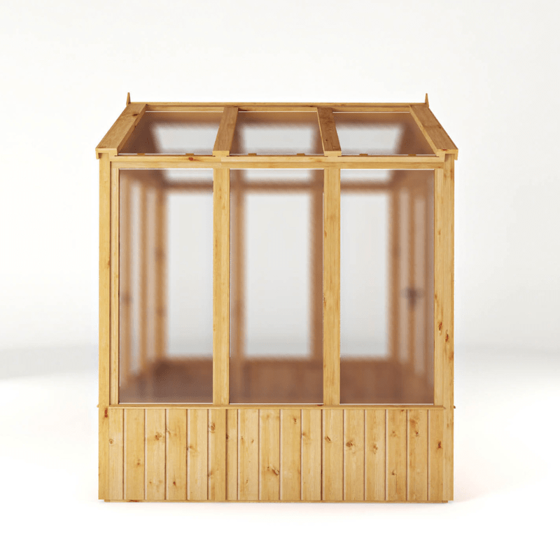 Mercia 6 x 6 Premium Woodsman Apex Polycarbonate Greenhouse