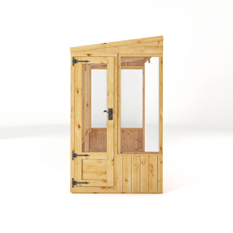 Mercia 8 x 4  Premium Woodsman Pent Styrene Lean-To Greenhouse