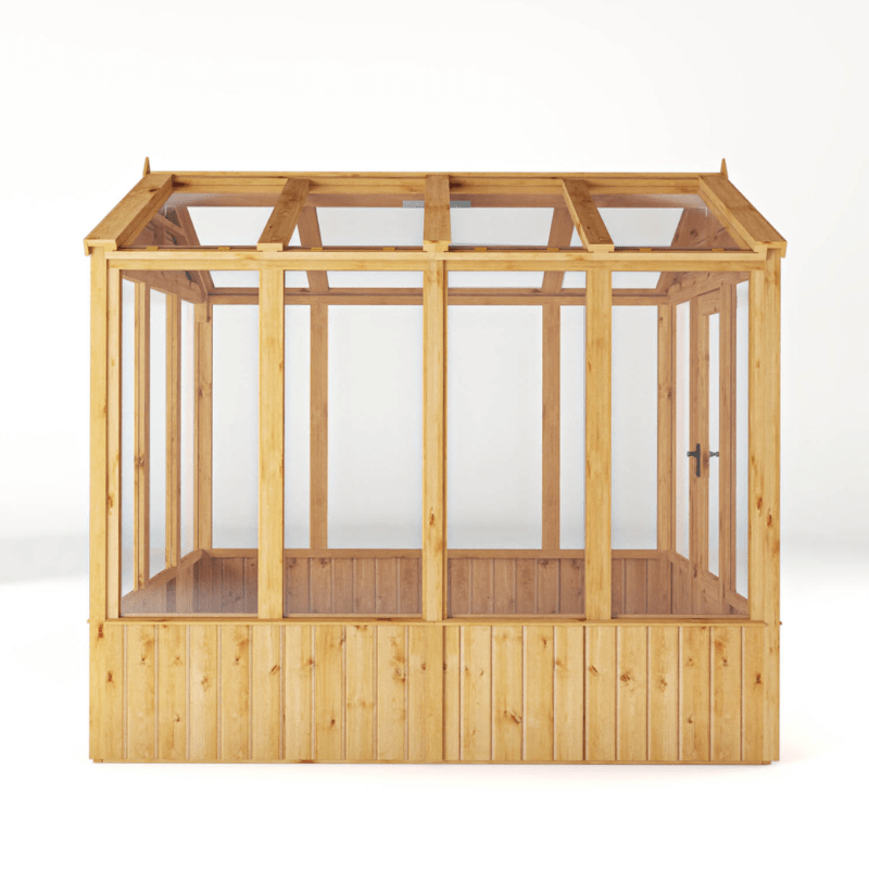 Mercia 8 x 6 Premium Woodsman Apex Styrene Greenhouse