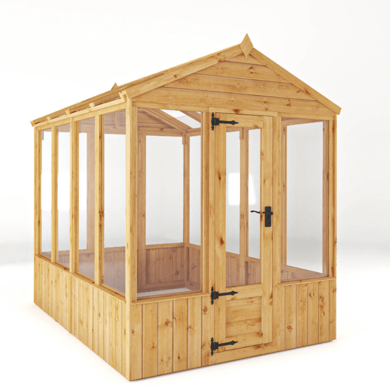 Mercia 8 x 6 Premium Woodsman Apex Styrene Greenhouse