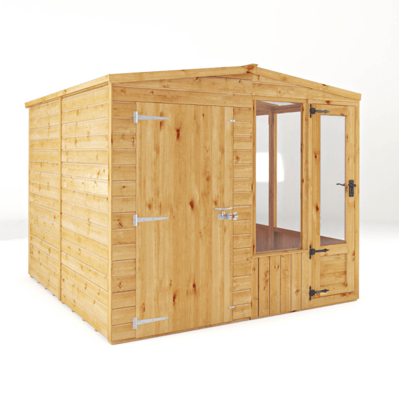 Mercia 8 x 8 Woodsman Styrene Combi Greenhouse & Storage Shed