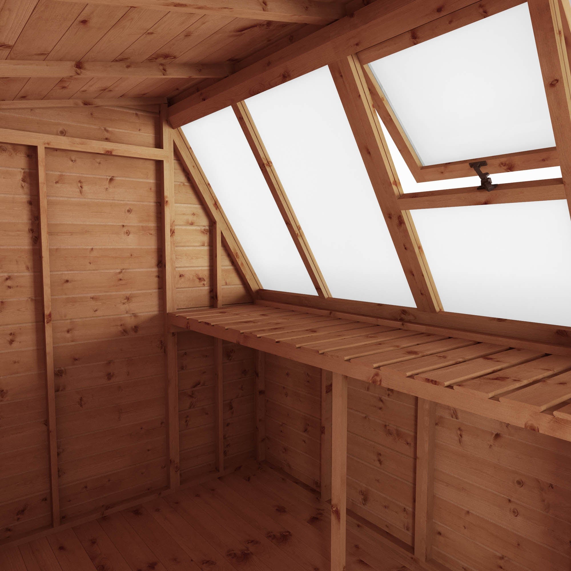 Mercia 8 x 6 Premium Potting Shed Greenhouse