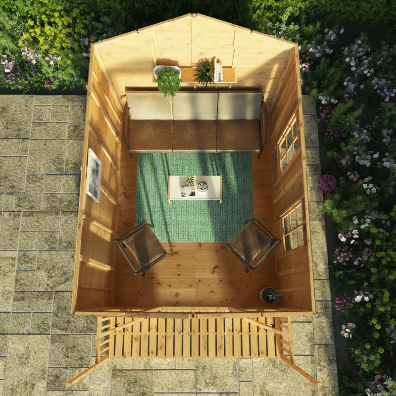 Mercia 12 x 8 Wessex Summerhouse with Veranda