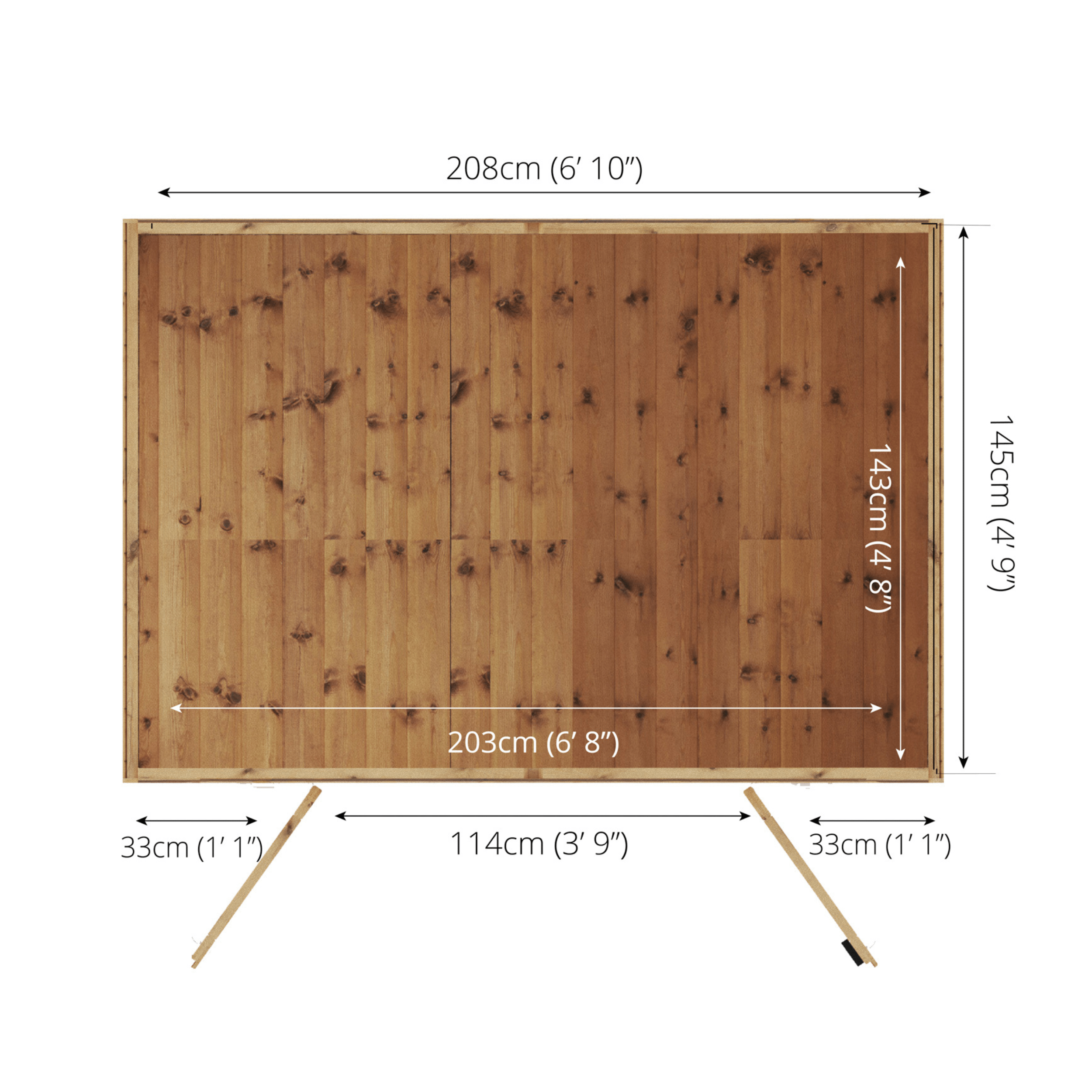 Mercia 7 x 5 Traditional Double Door Summerhouse