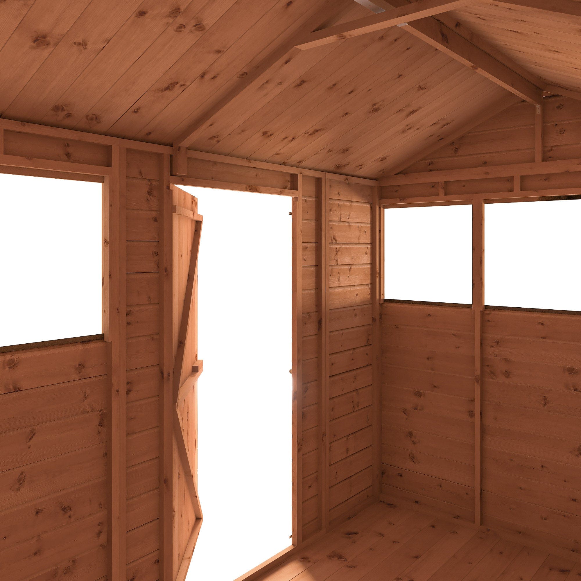Mercia 10x6 Modular Shiplap Apex Wooden Shed