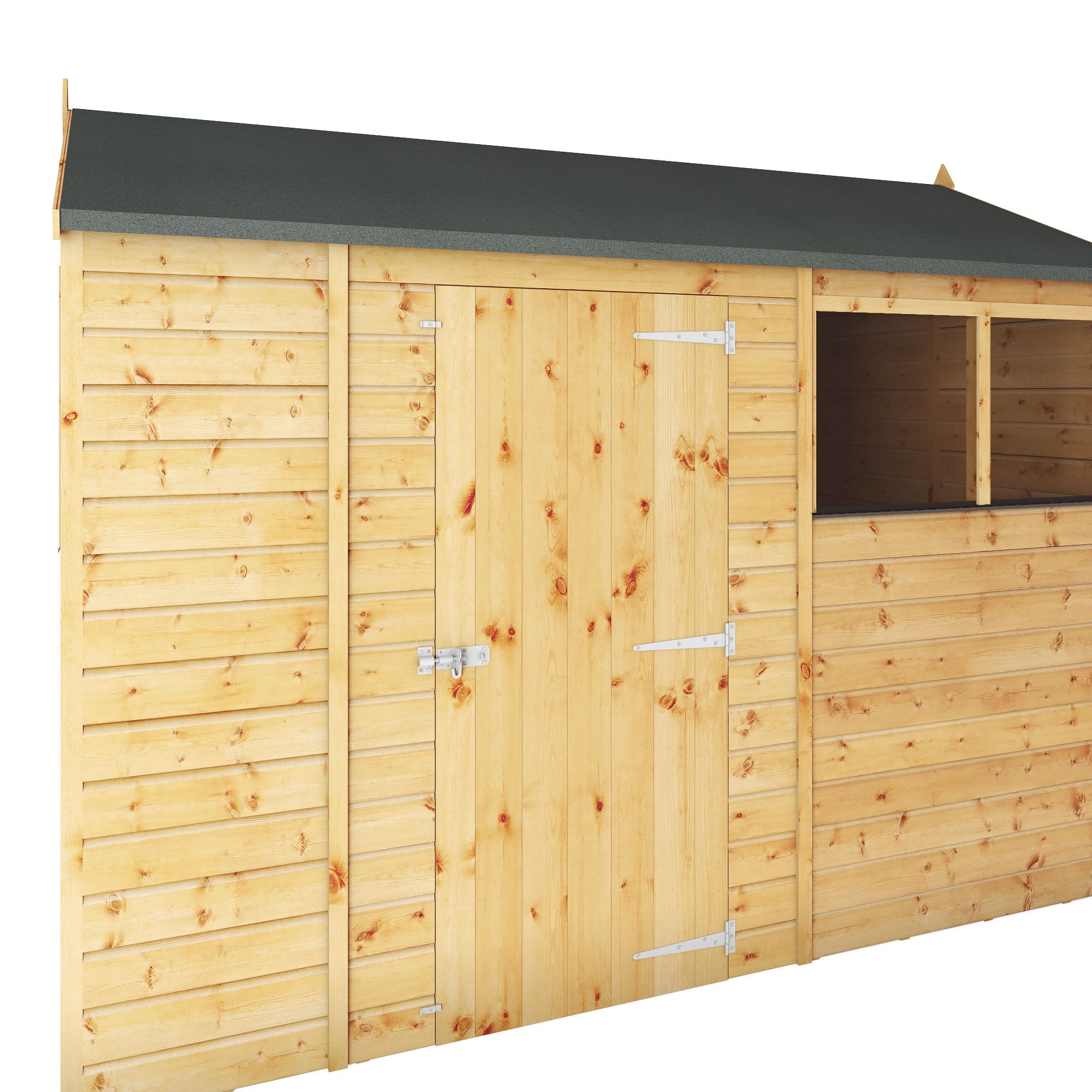 Mercia 10x6 Modular Shiplap Apex Wooden Shed