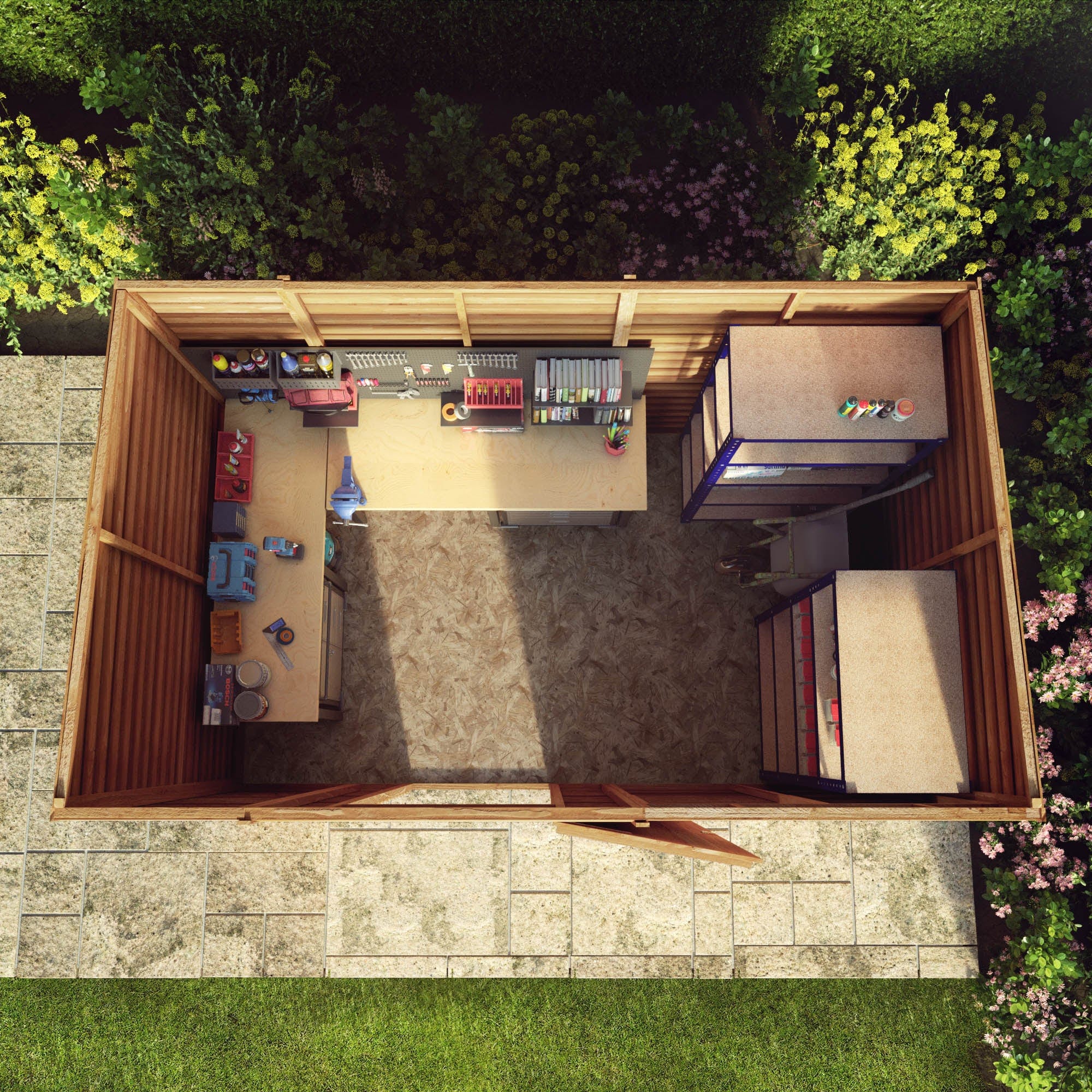 Mercia 10x6 Overlap Pent Shed