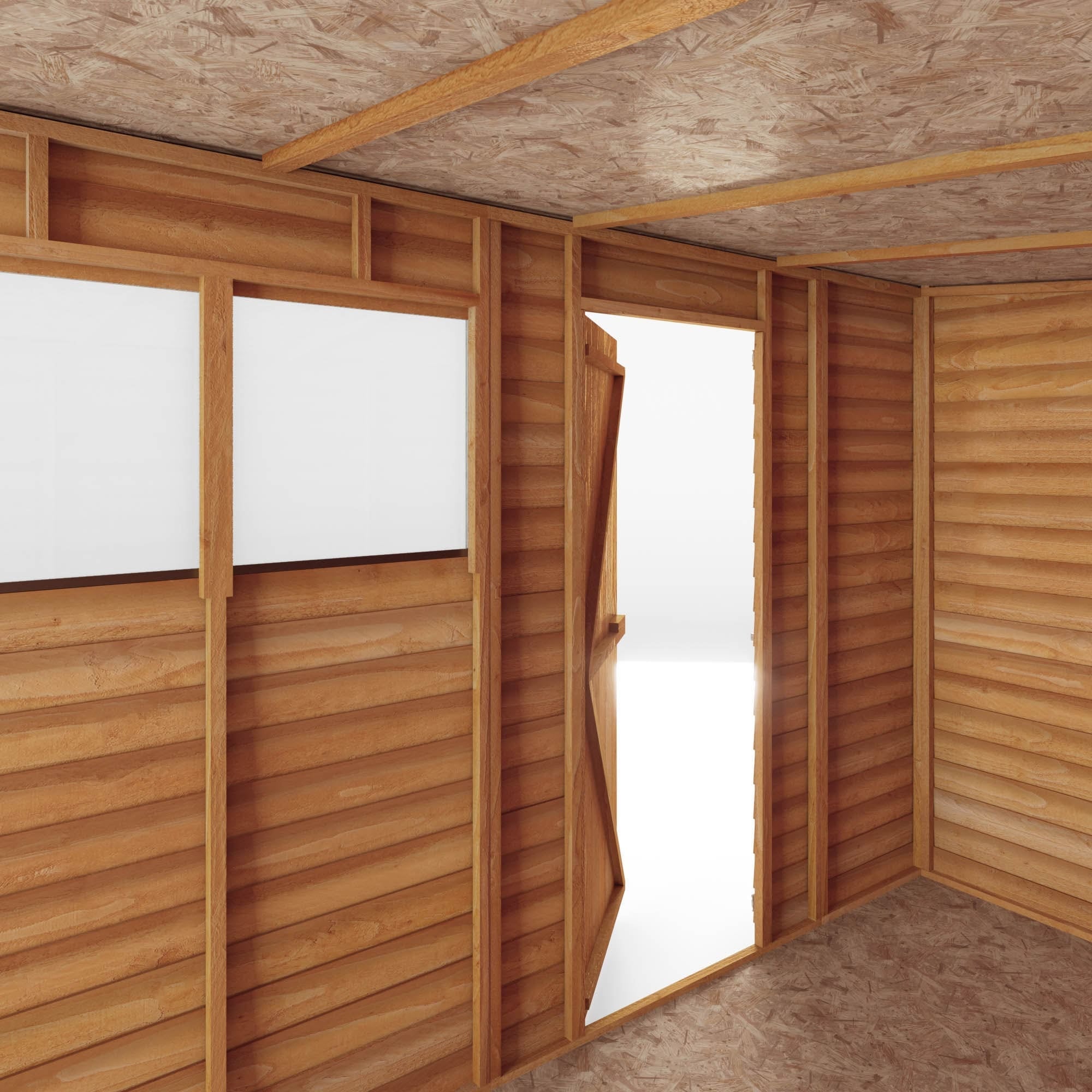 Mercia 10x6 Overlap Pent Shed