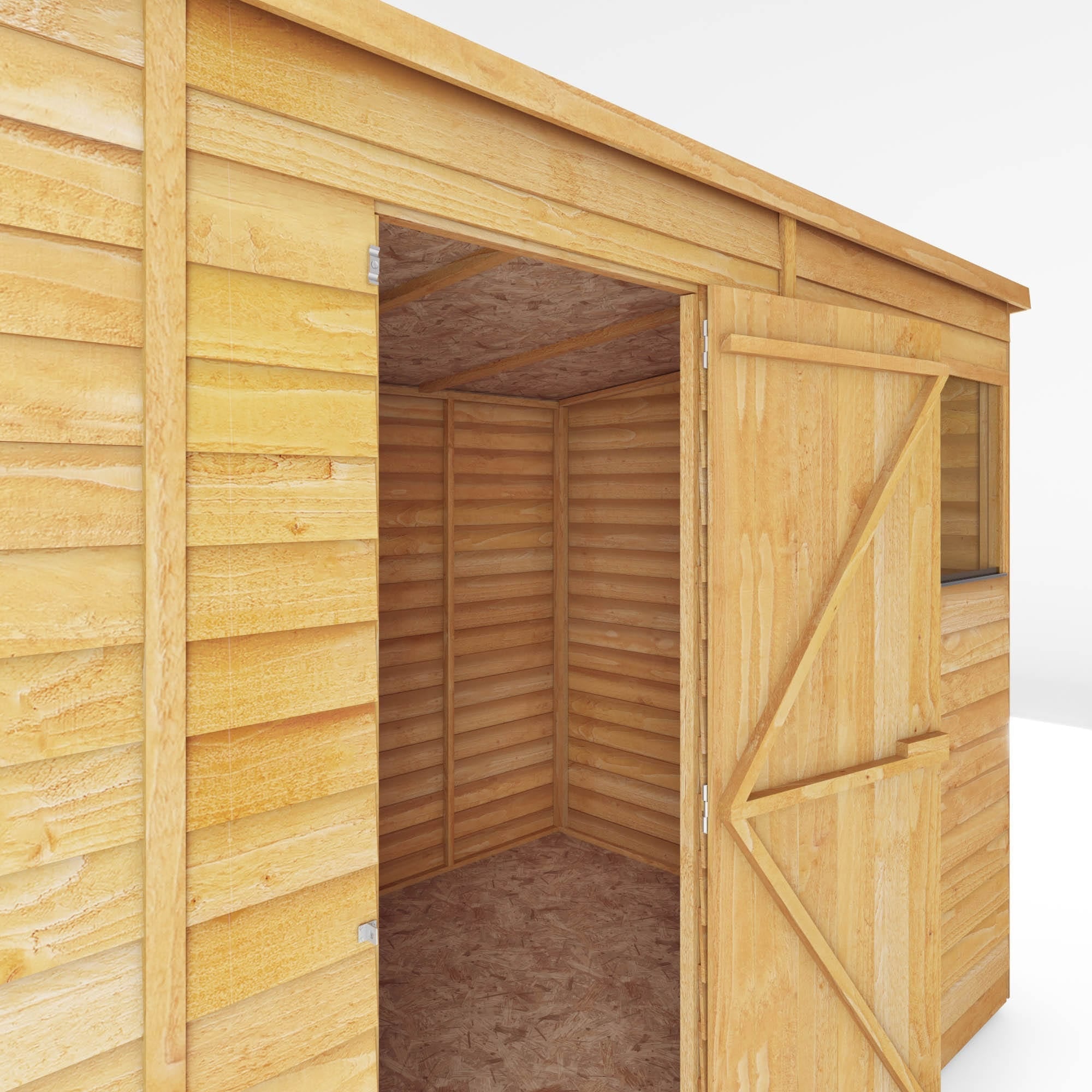 Mercia 10x6 Overlap Pent Shed