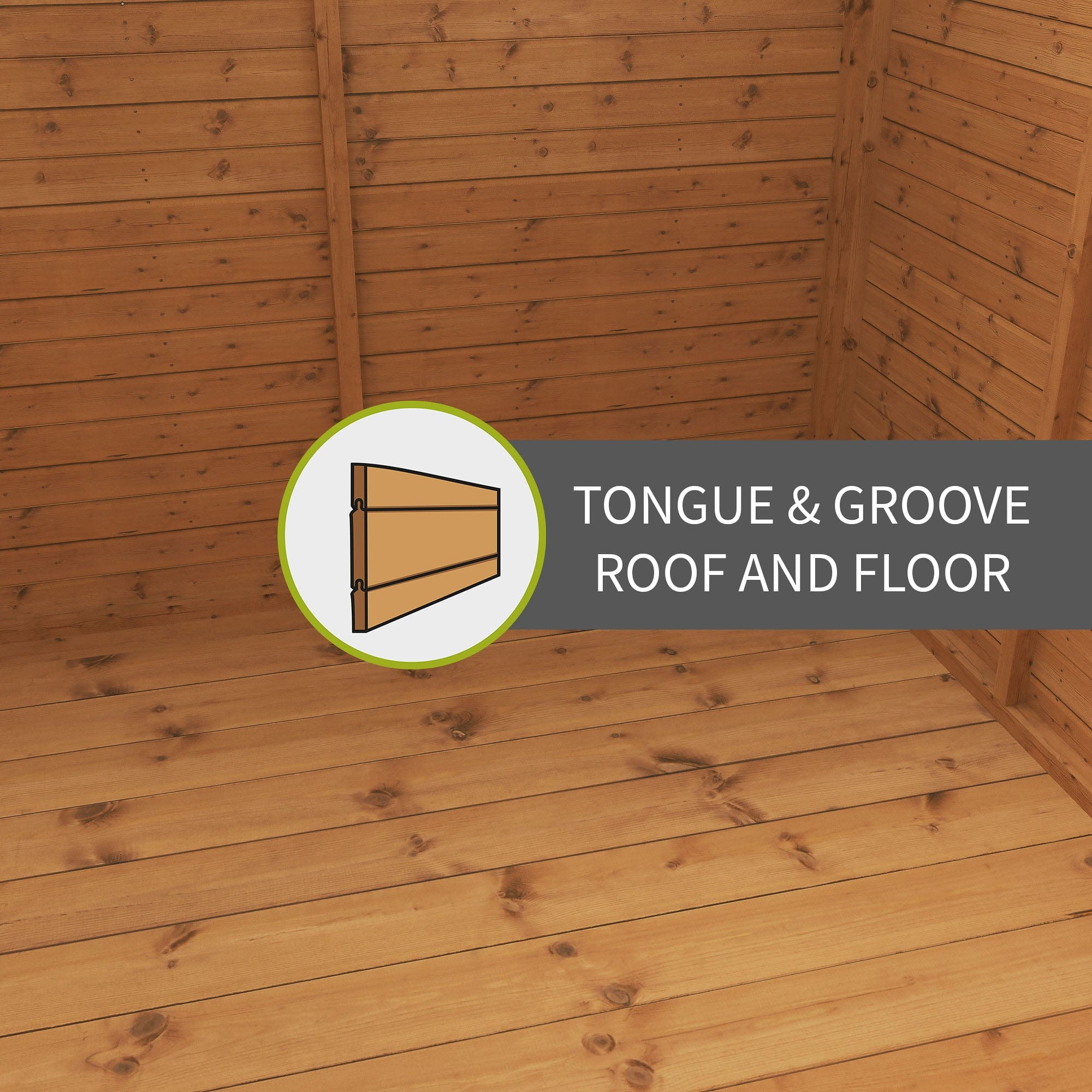 Mercia 10x8 Modular Shiplap Apex Wooden Shed