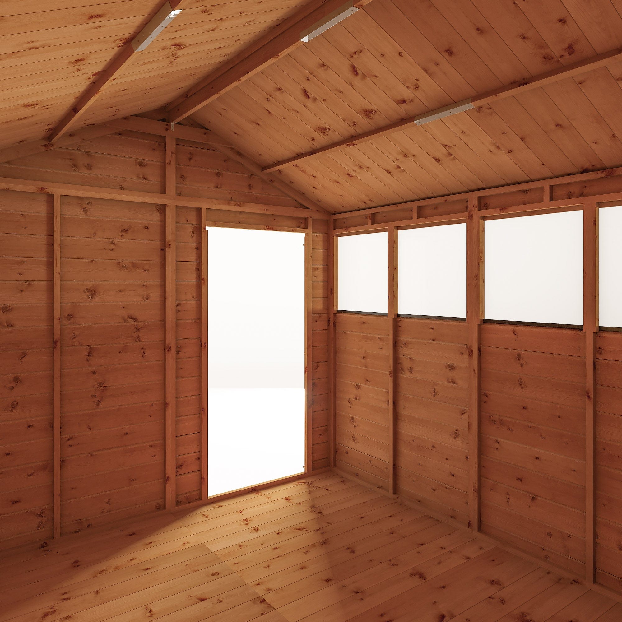 Mercia 10x8 Modular Shiplap Apex Wooden Shed