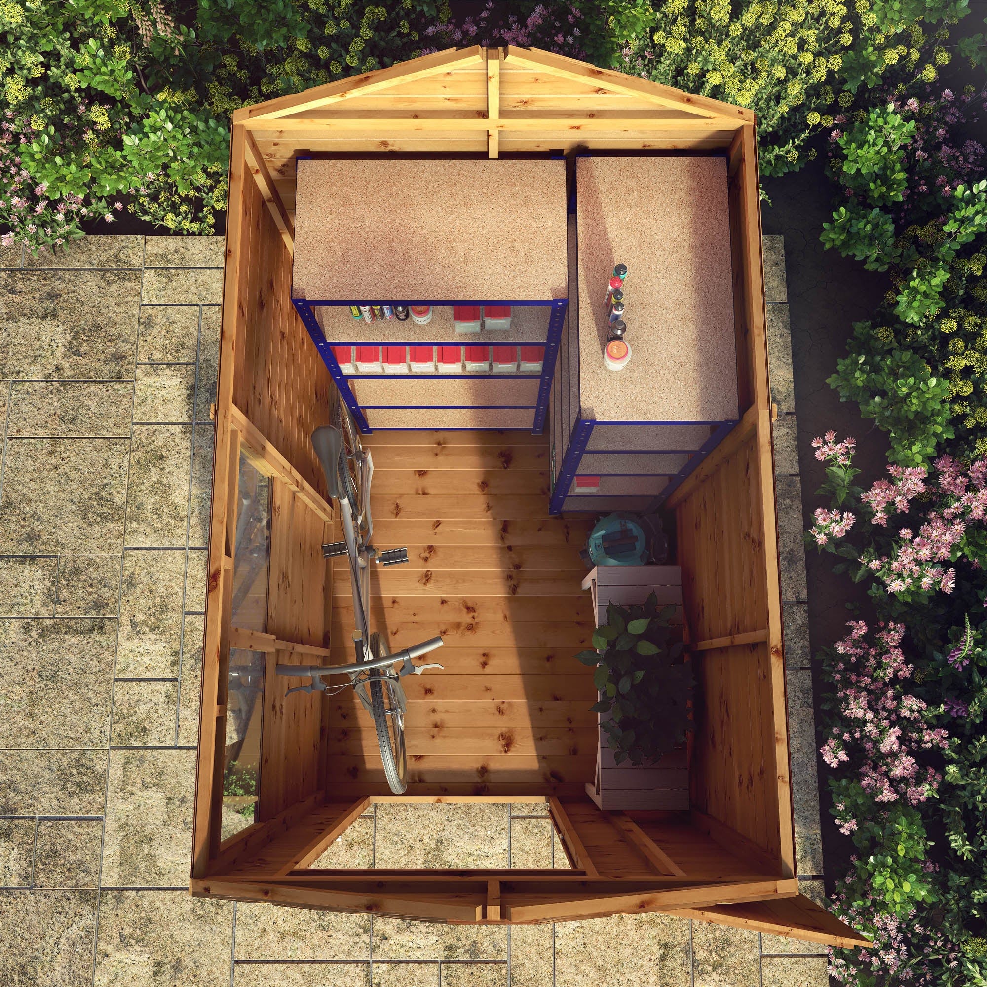 Mercia 7x5 Modular Shiplap Apex Shed