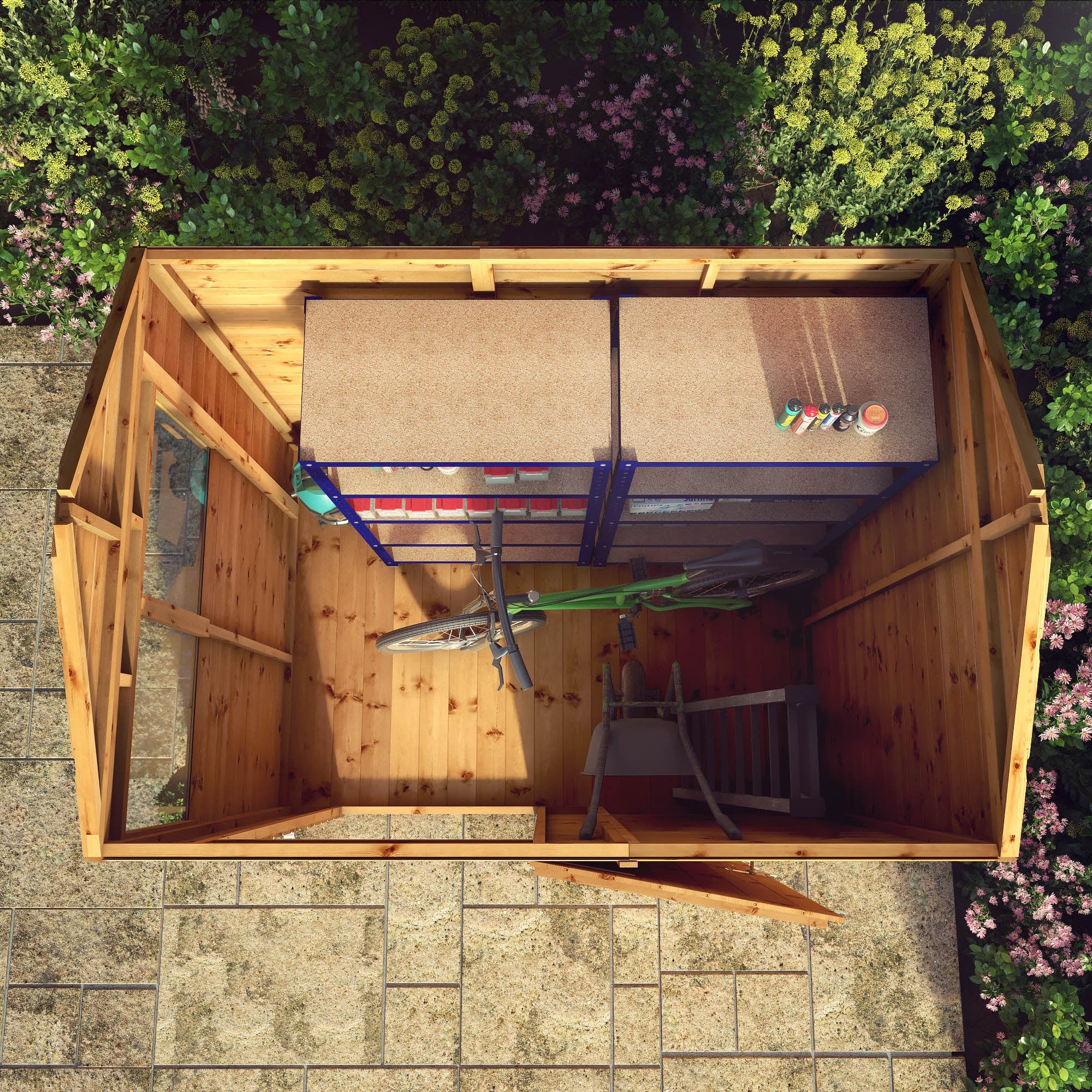 Mercia 7x5 Modular Shiplap Apex Shed