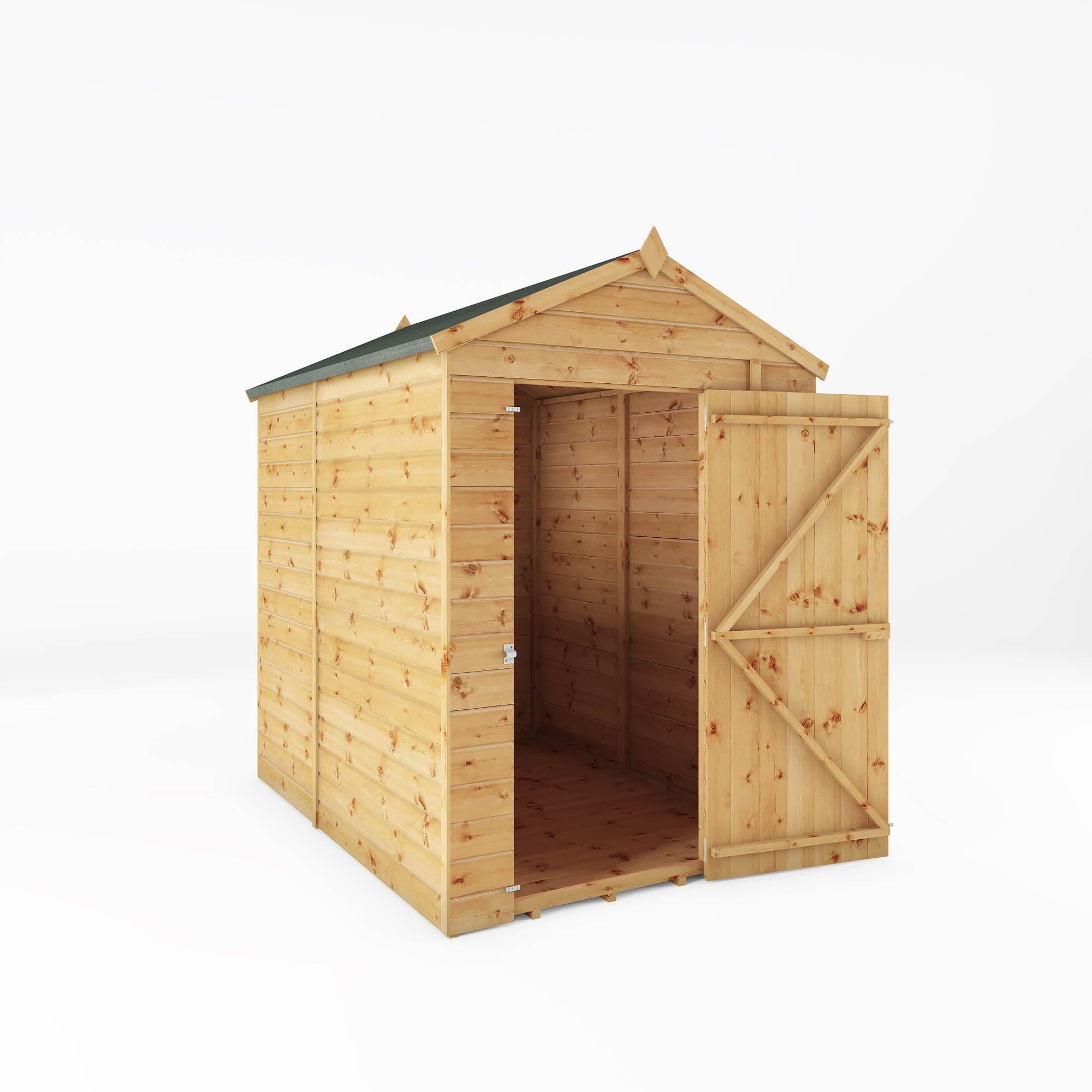 Mercia 7x5 Modular Shiplap Apex Windowless Shed