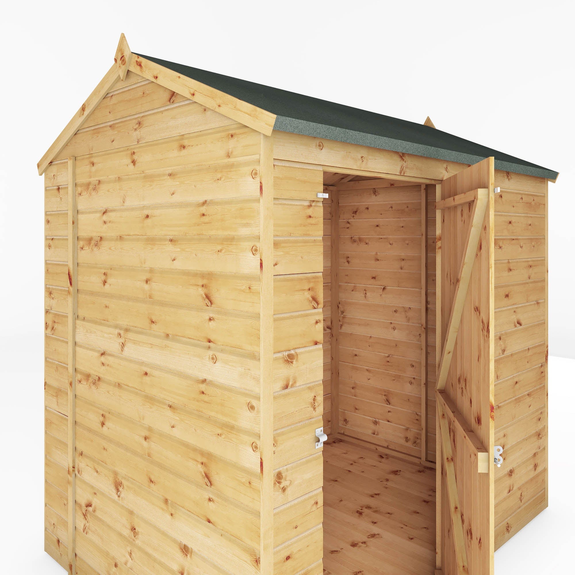 Mercia 7x5 Modular Shiplap Apex Windowless Shed