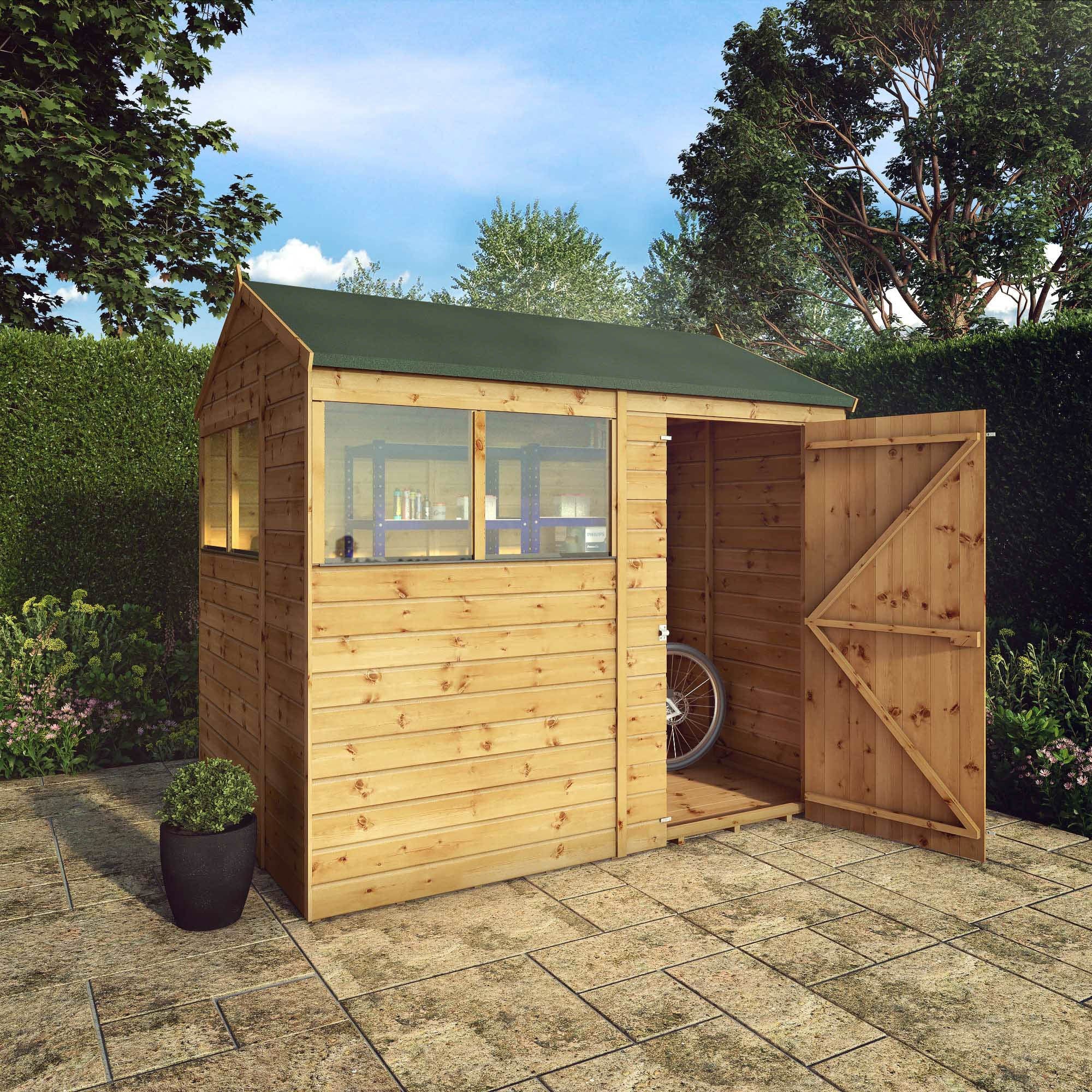 Mercia 8 x 6 Modular Shiplap Apex Shed