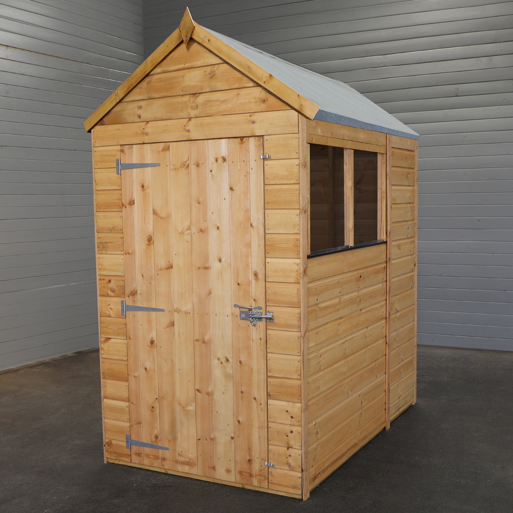 Mercia The Woodsman 6x4 Shiplap Apex Wooden Shed