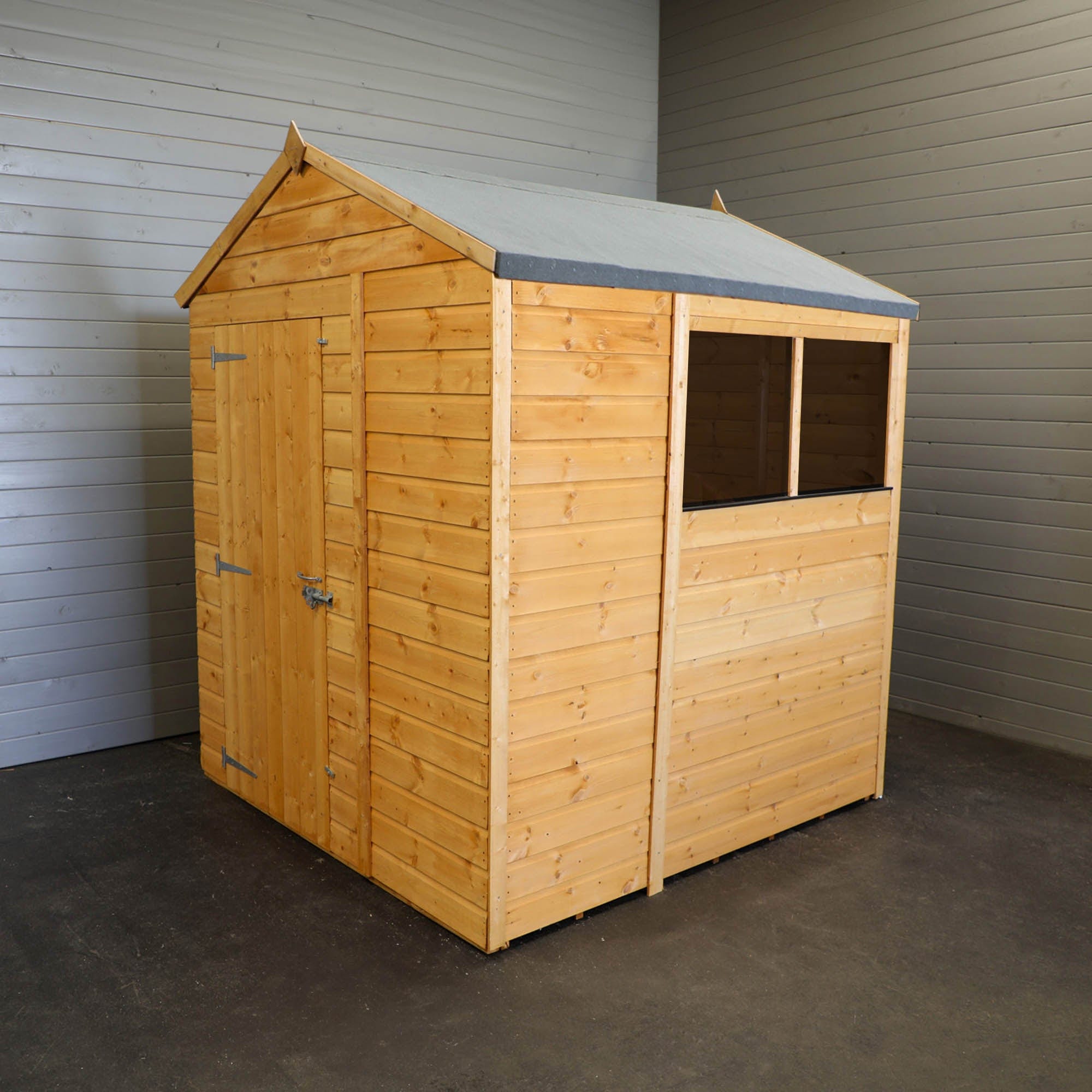 Mercia The Woodsman 6x6 Shiplap Apex Wooden Shed