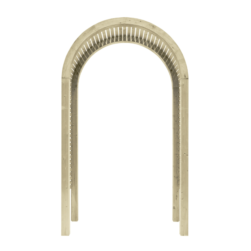 Shire 9 x 5 Contemporary Green Pressure Treated Garden Arch