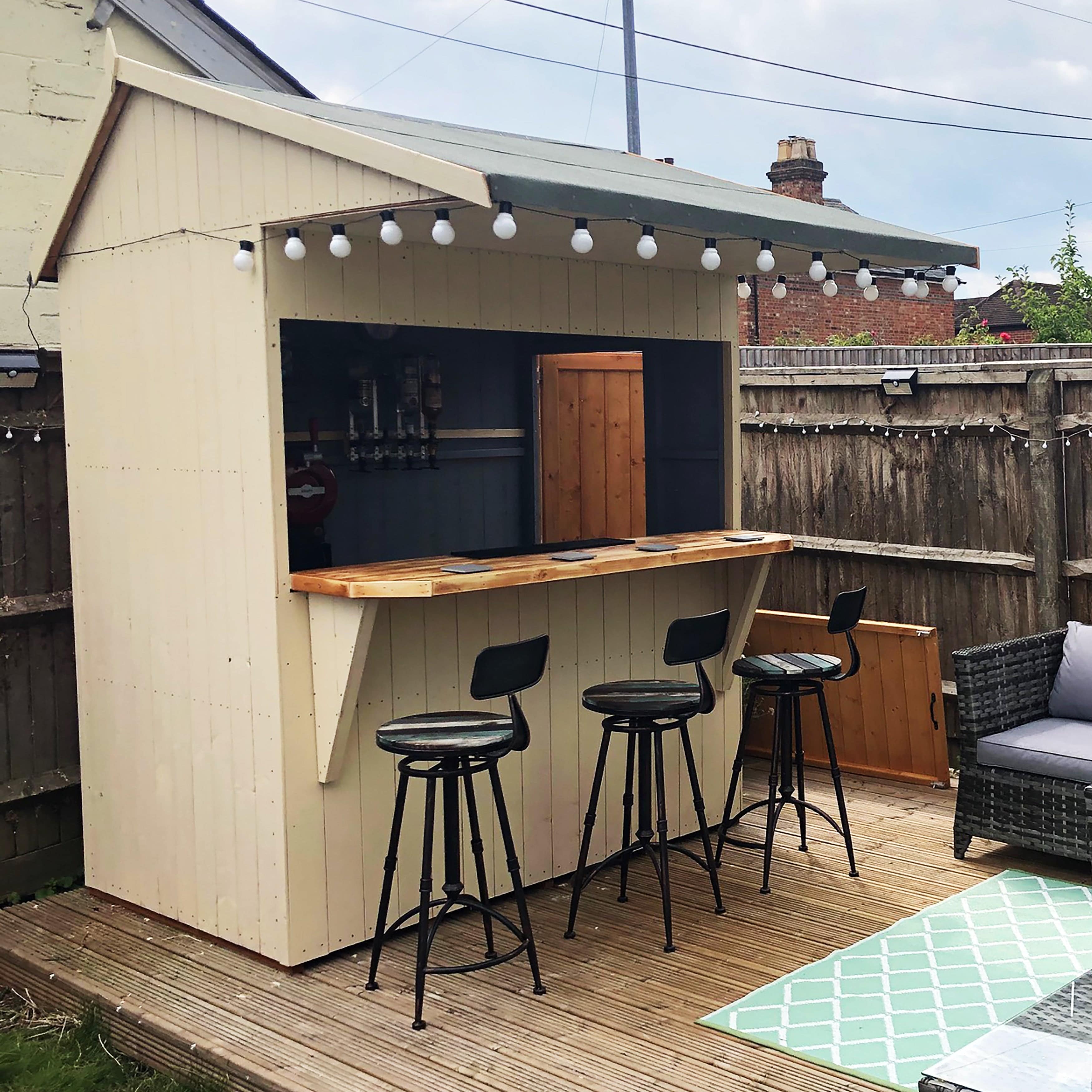 Shire 6x4 Apex Garden Bar
