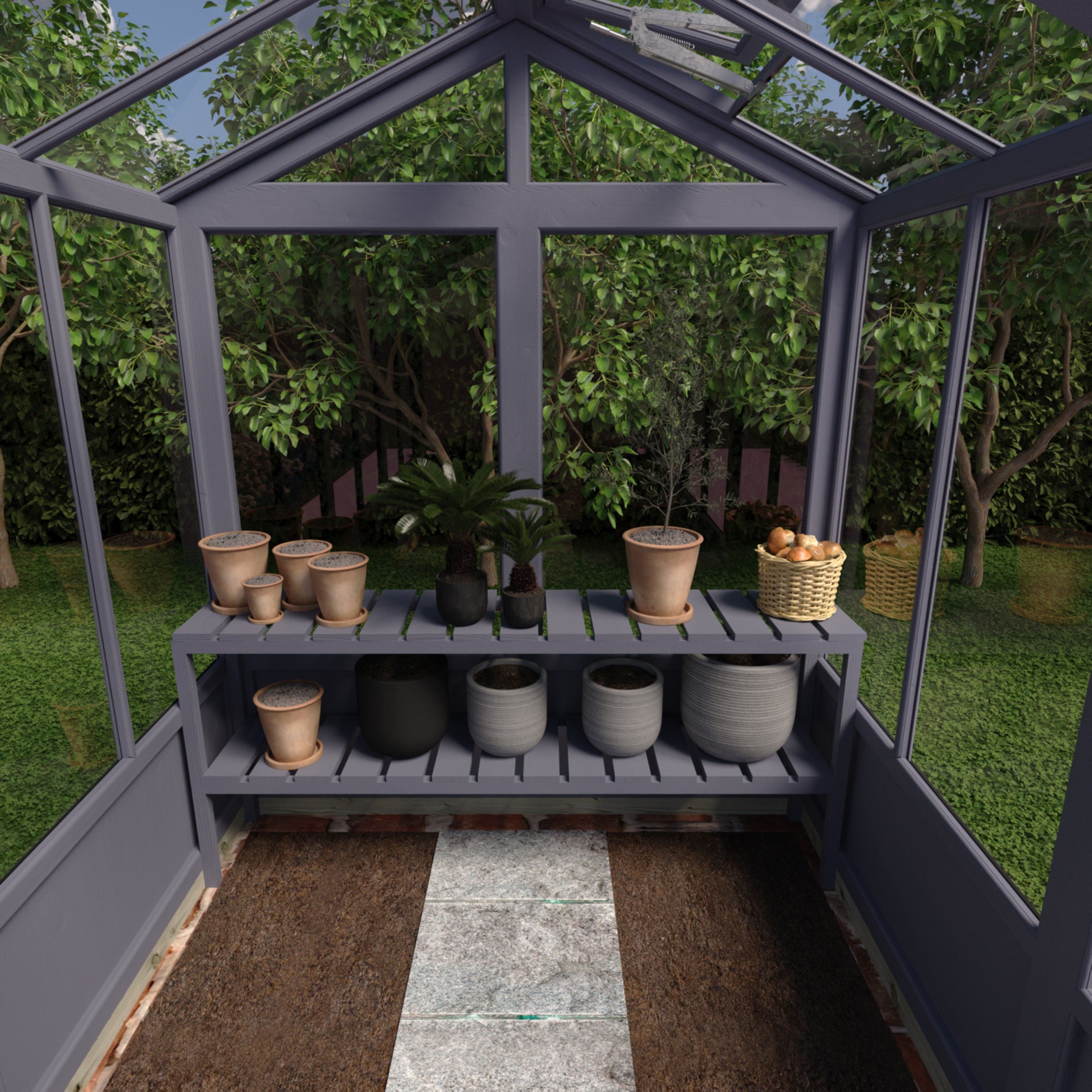 Shire Holkham 6 x 12 Wooden Greenhouse