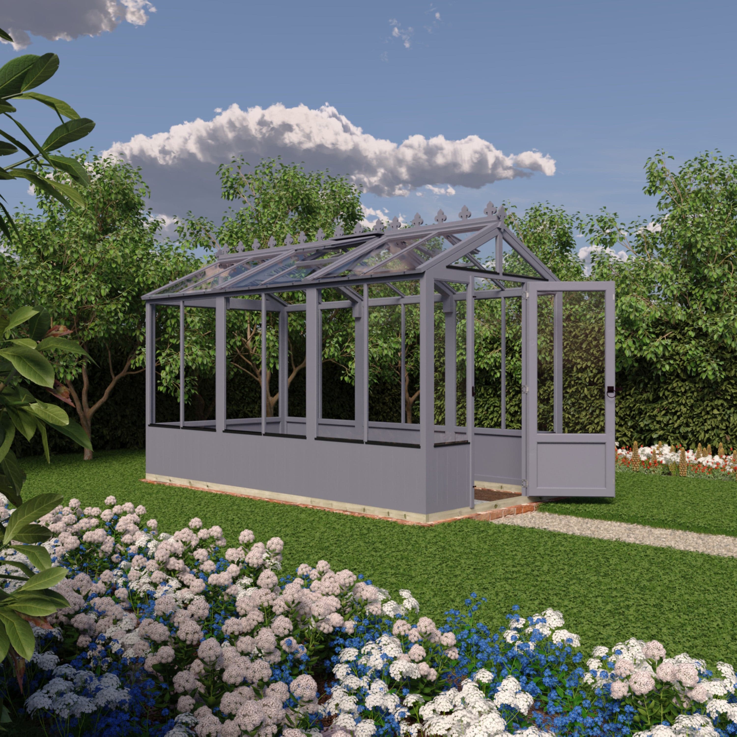Shire Holkham 6 x 12 Wooden Greenhouse
