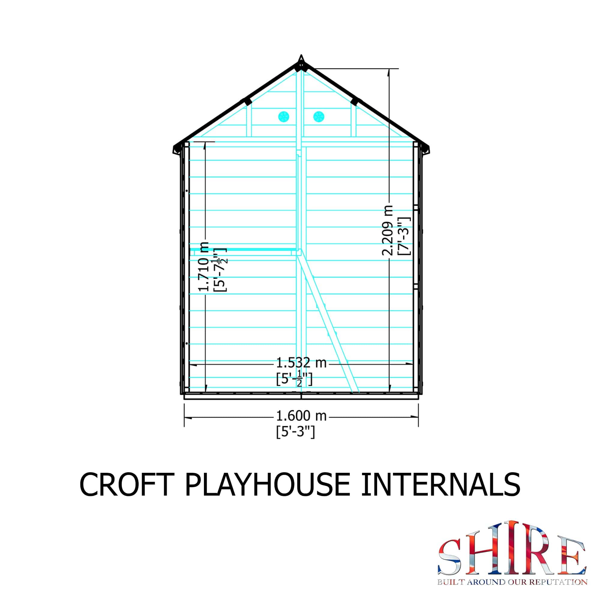 Shire 5 x 5 Croft Playhouse