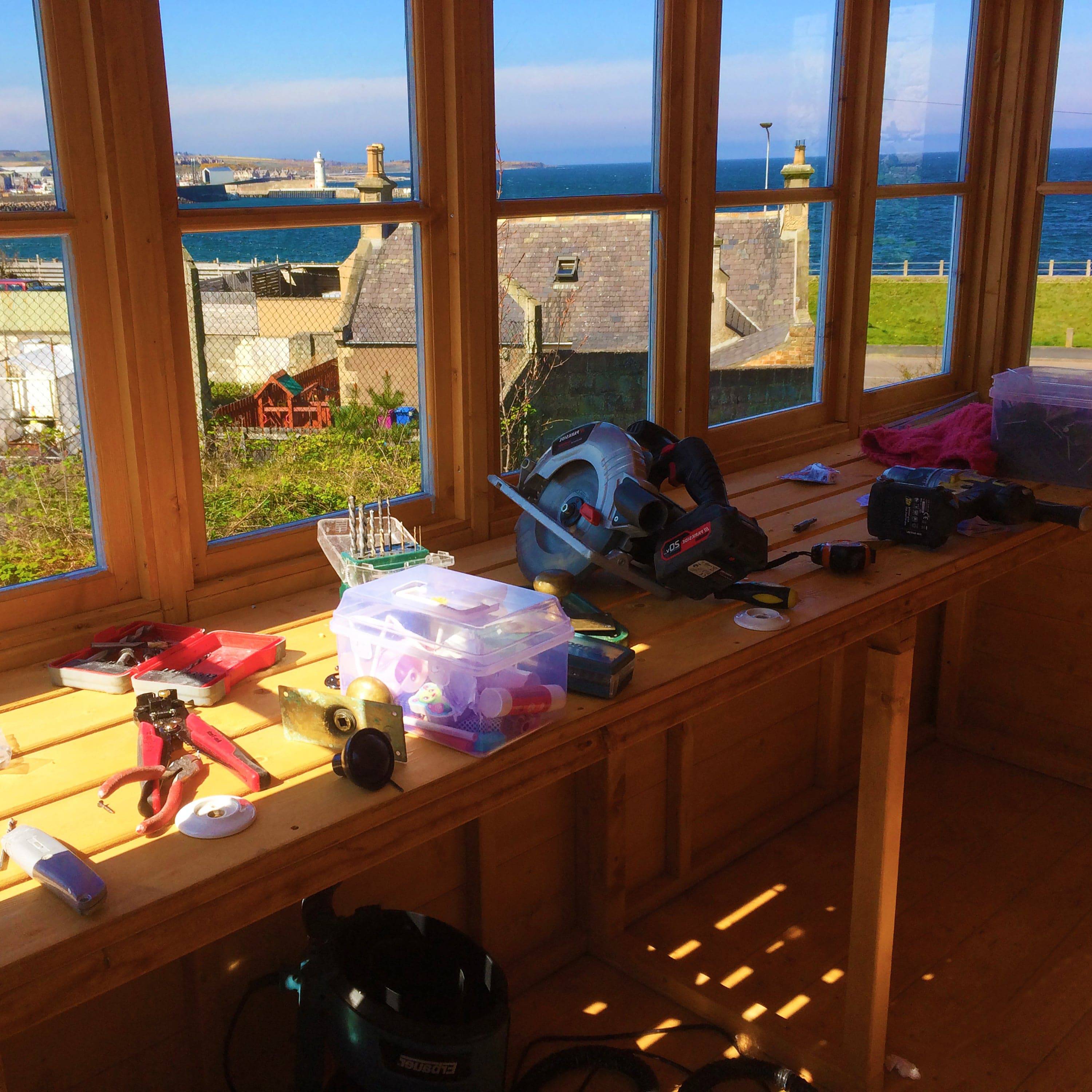 Shire 8x6 Sun Pent Potting Shed