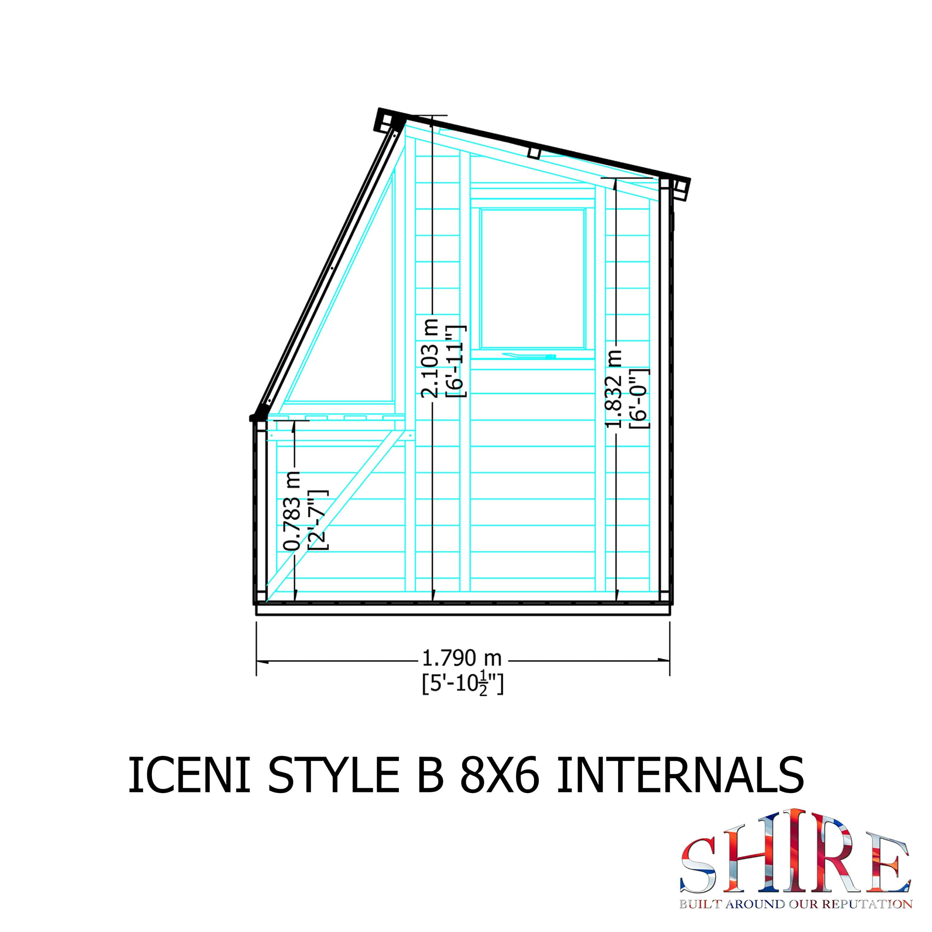 Shire Iceni 8x6 Potting Shed