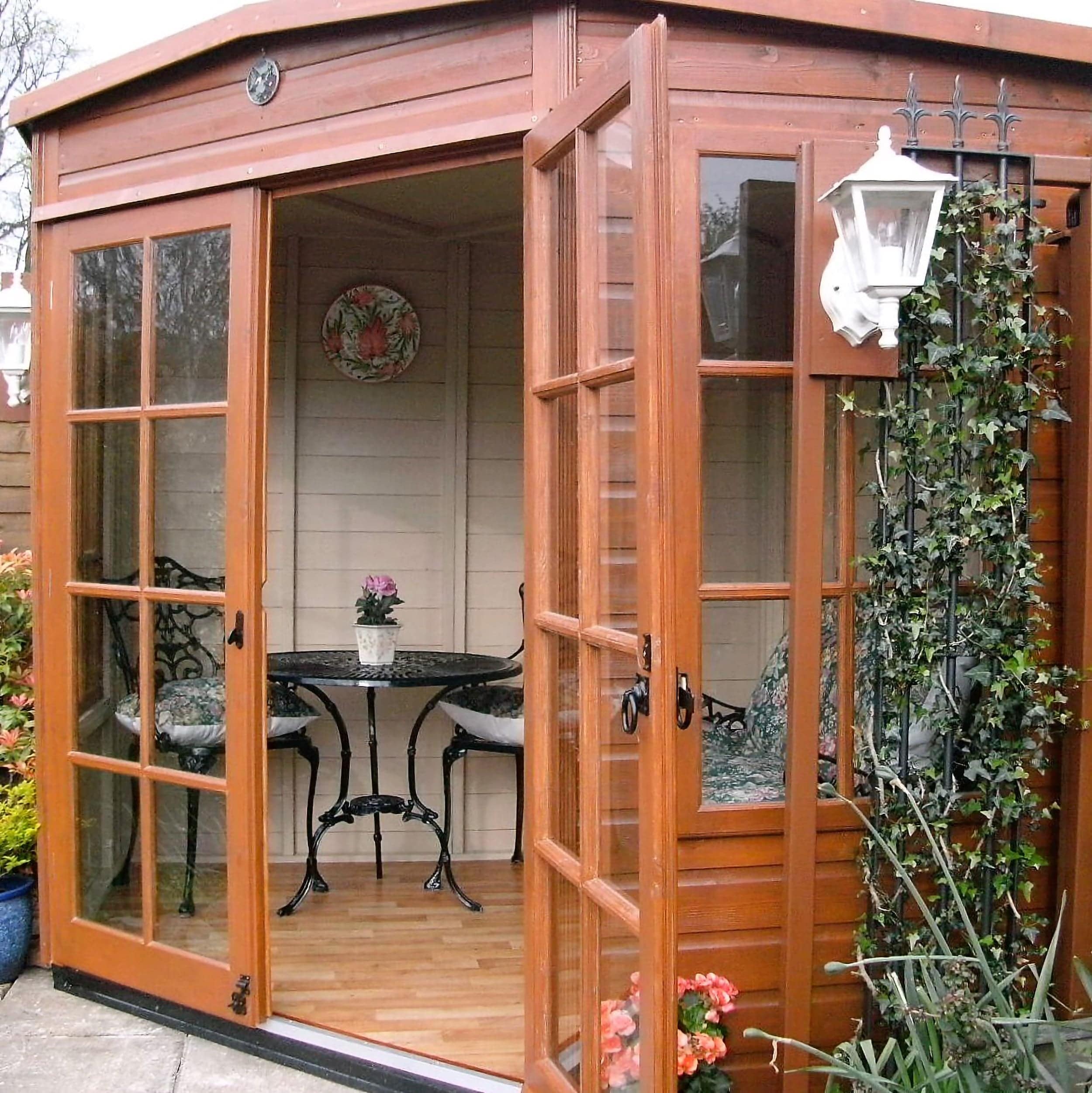 Shire Hampton 7x7 Corner Summerhouse