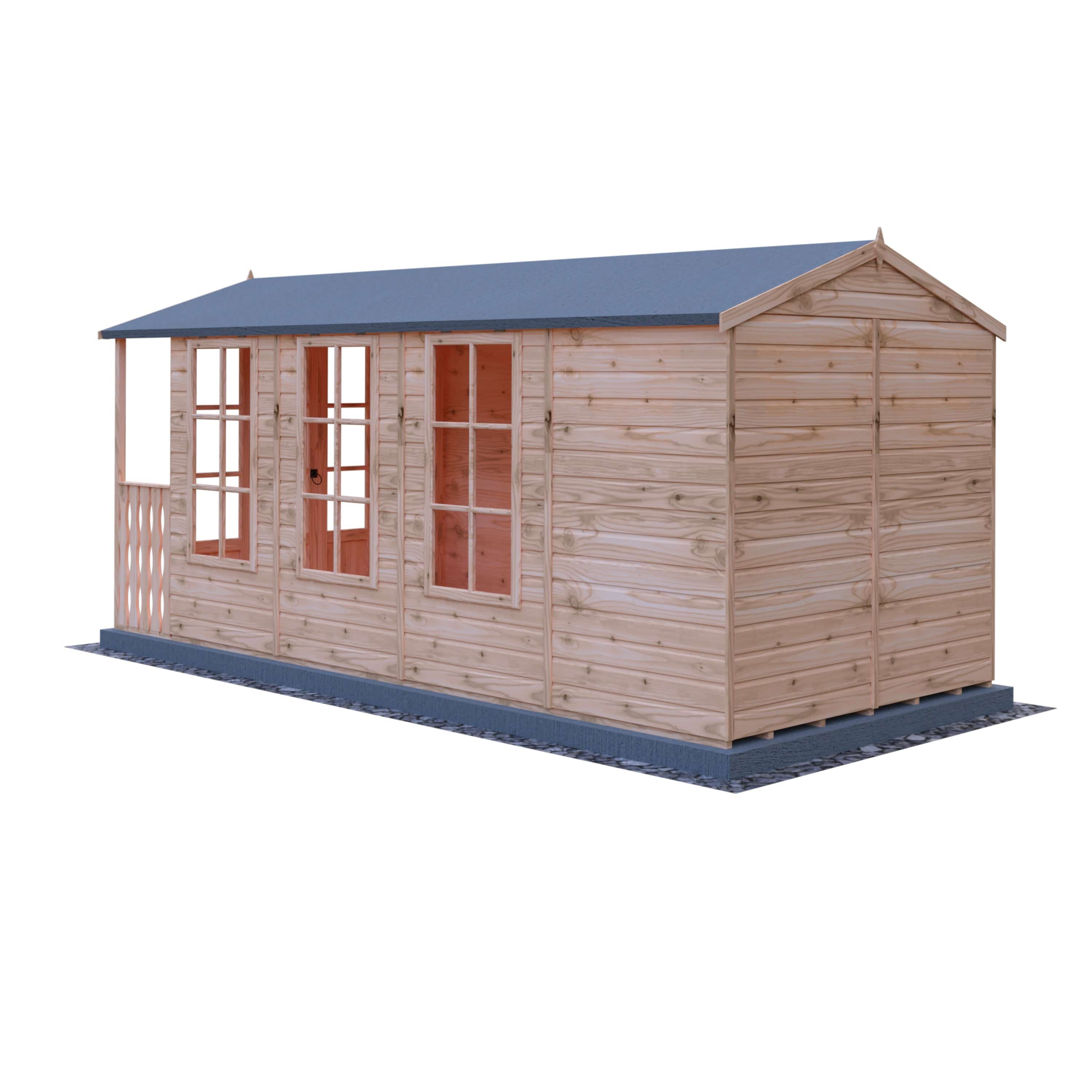 Shire Westminster Summerhouse 13x7 with Veranda