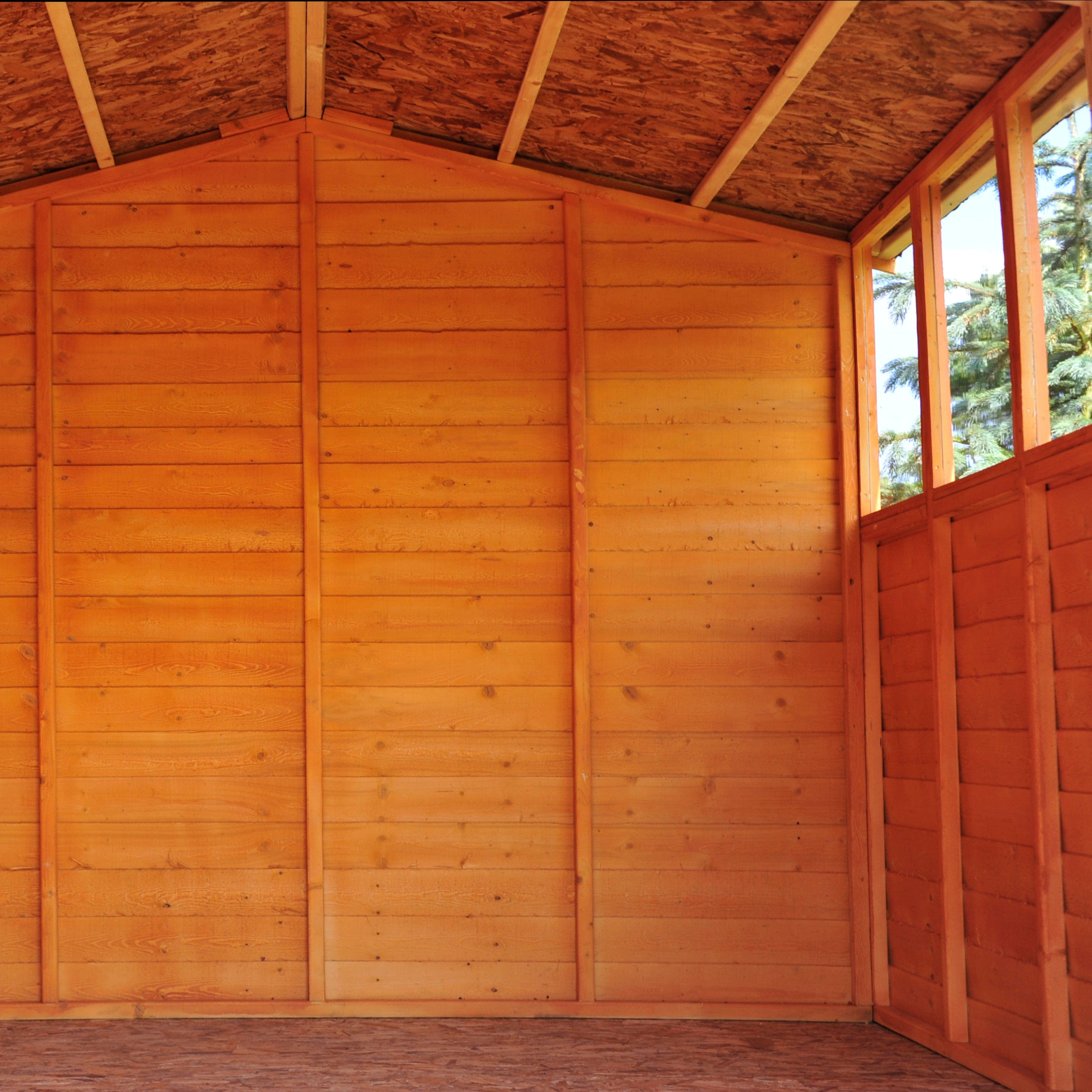 Shire 10x10 Overlap Shed Double Door With Windows