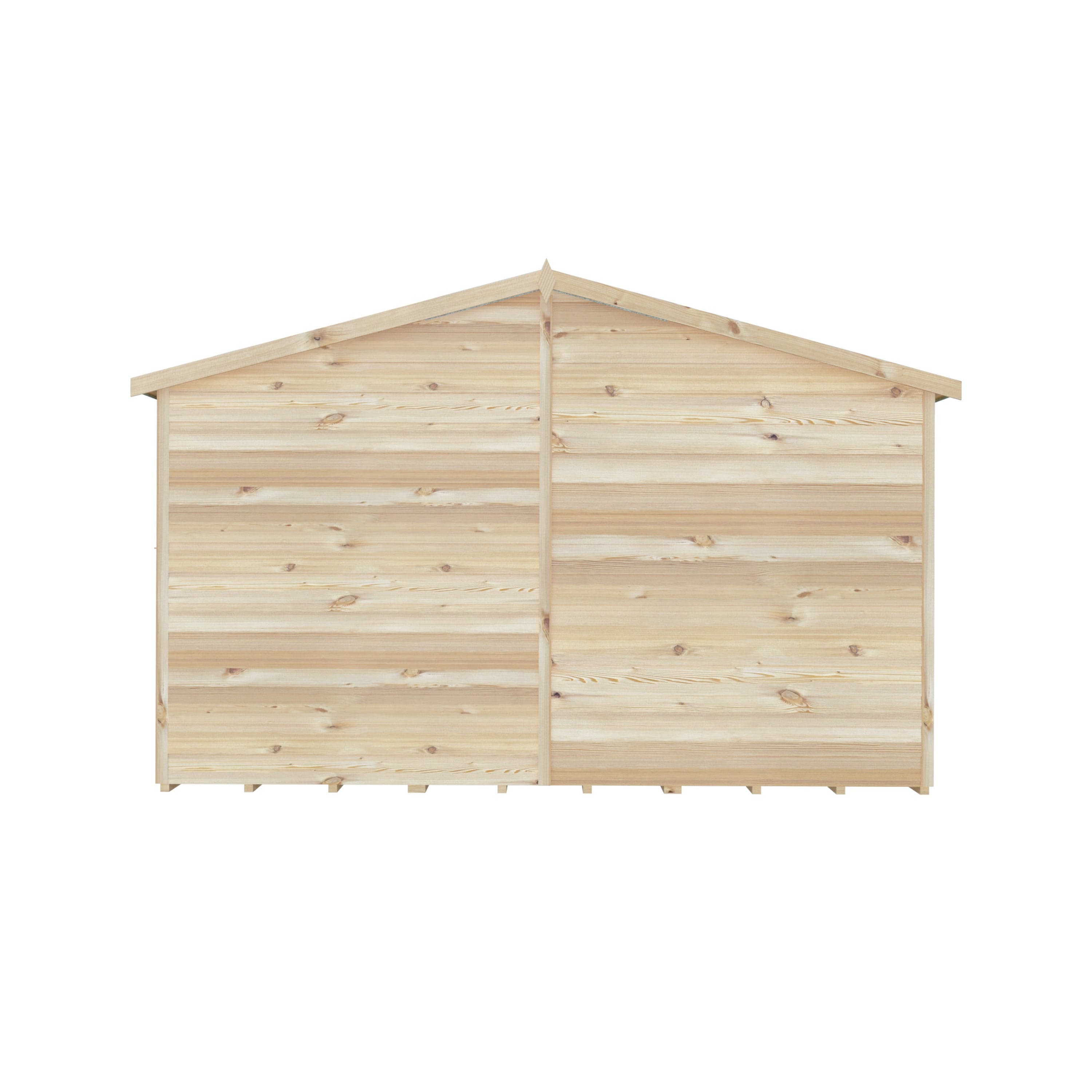 Shire 10x10 Overlap Shed Double Door With Windows