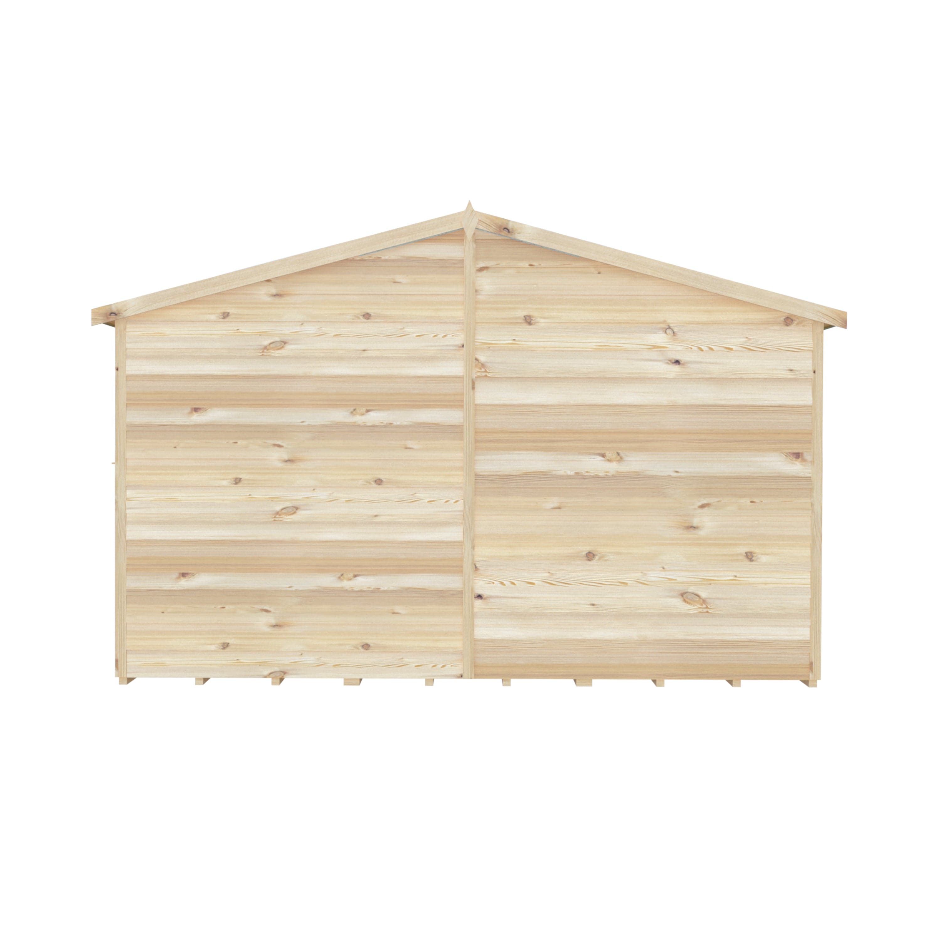 Shire 10x20 Overlap Shed with Windows - Dip Treated
