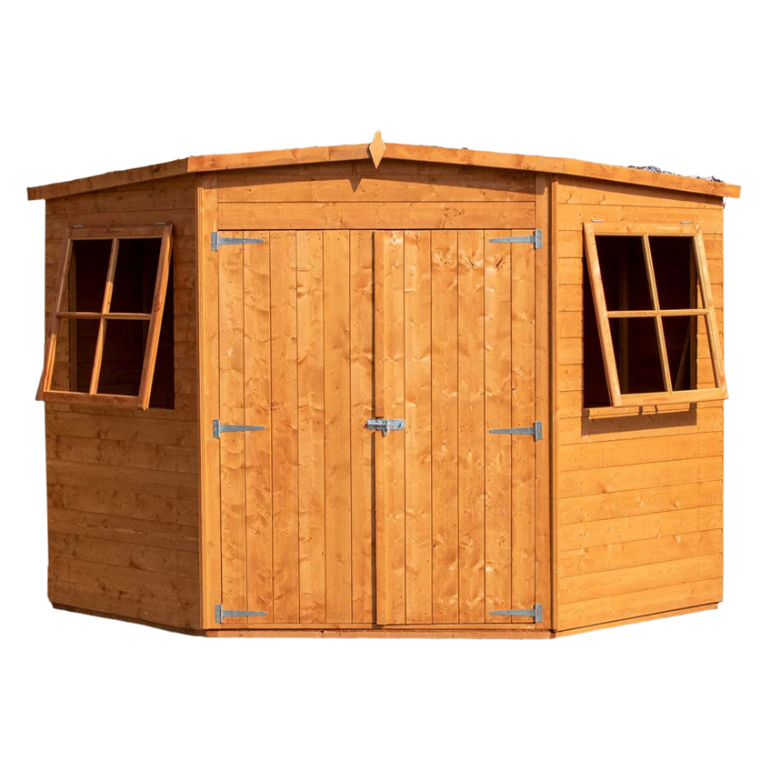 Shire 7 x 7 Shiplap Corner Shed Double Door