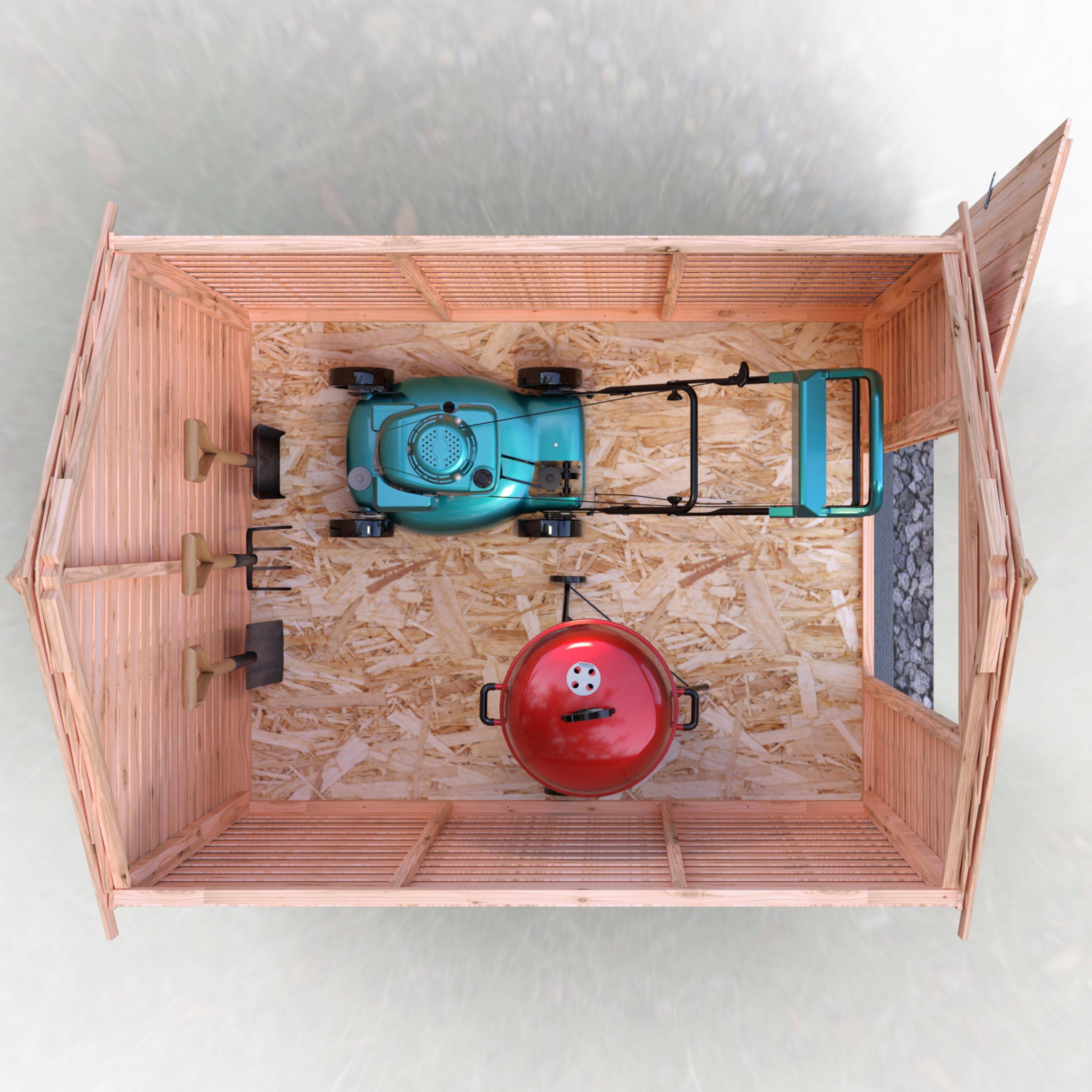 Shire 7x5ft Value Overlap Shed - Single Door