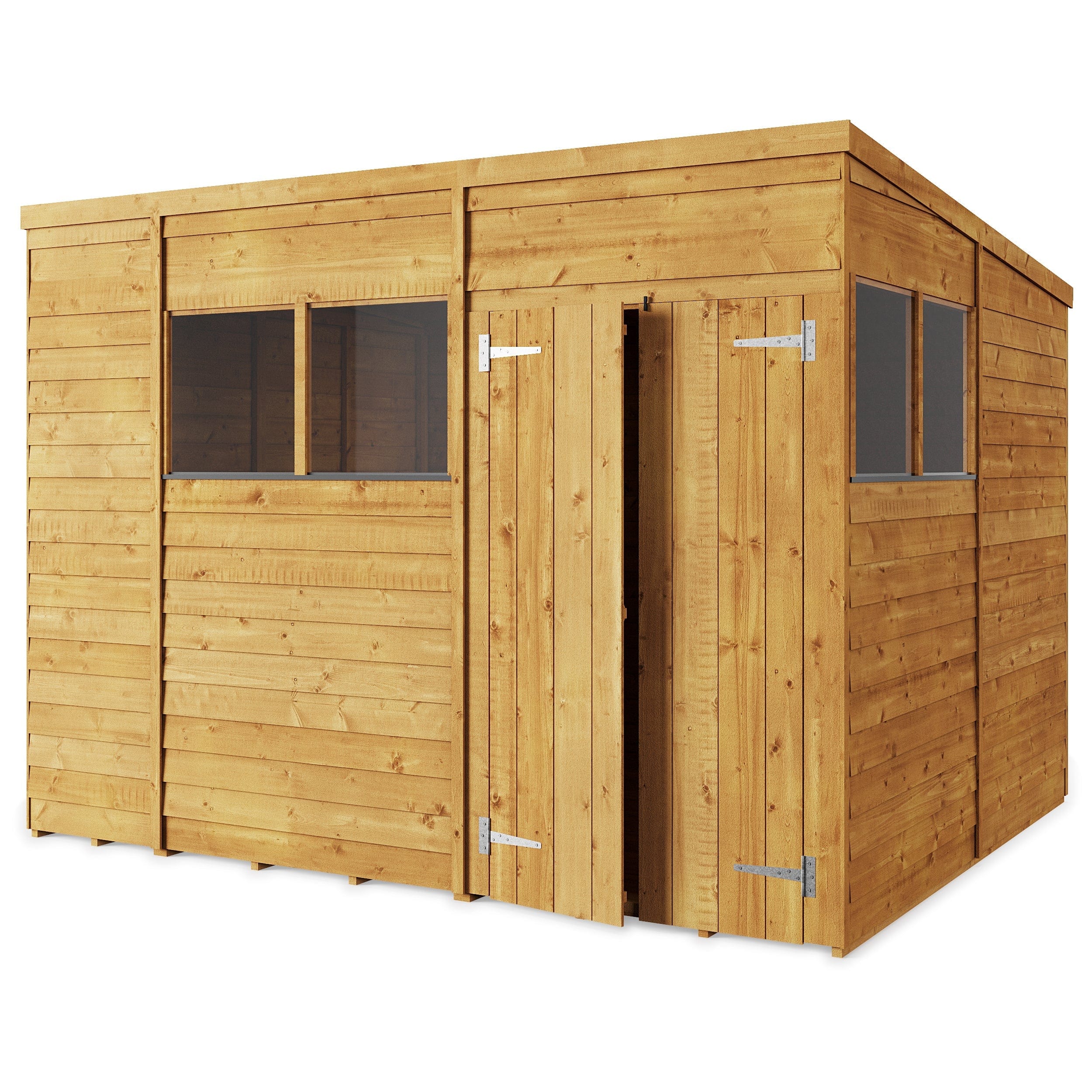 Store More Overlap Pent Shed - 10x8